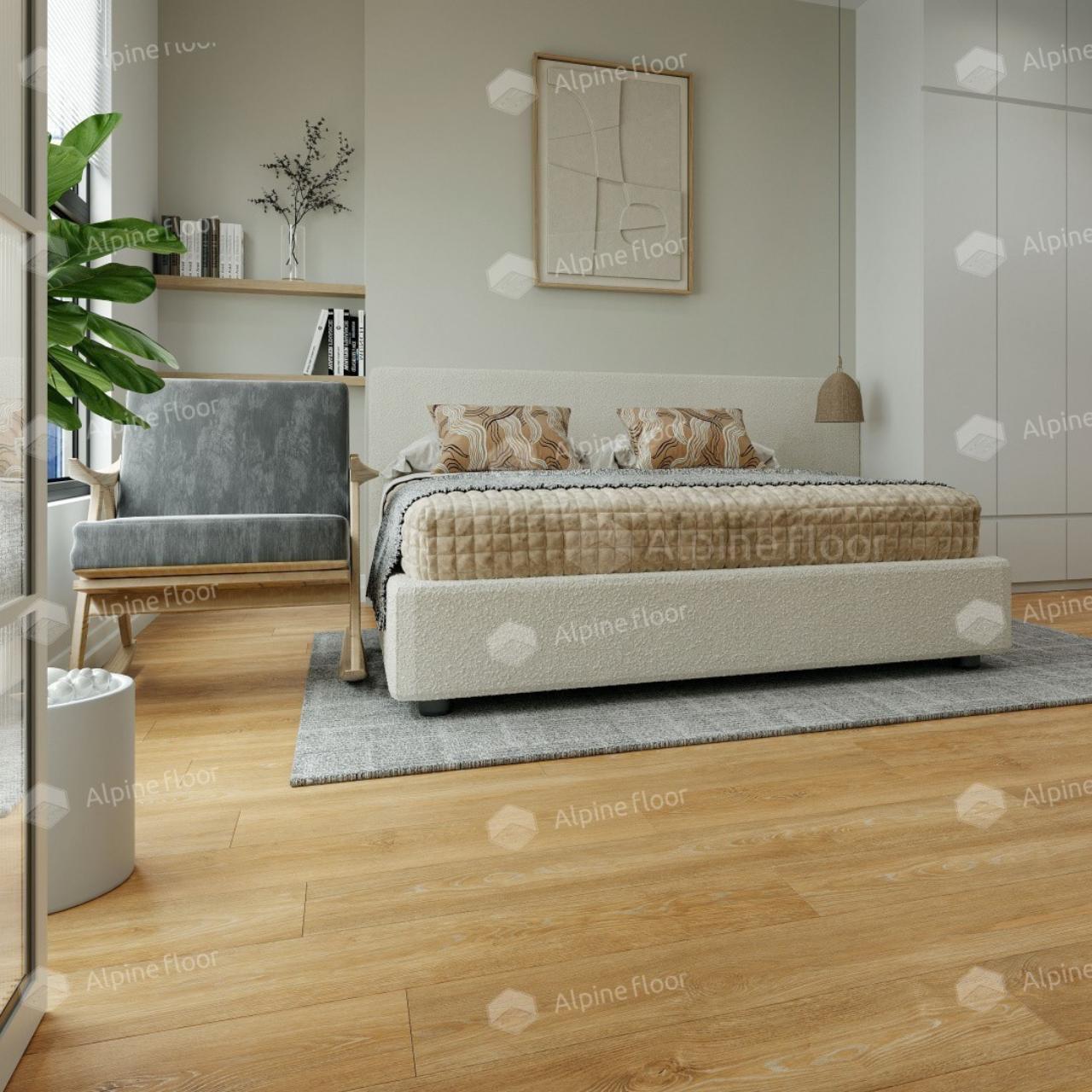 Кварцвинил Alpine Floor Sequoia SPC Еco 6-14 Пуро