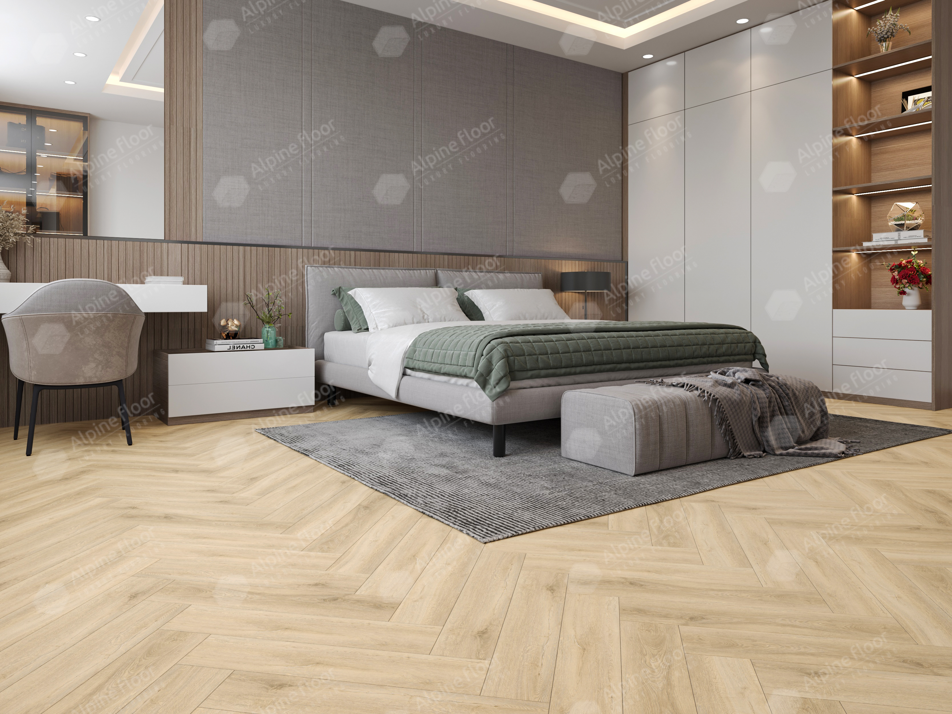 Кварцвинил Alpine Floor Parquet Light Еco 13-24 Дуб Ригель