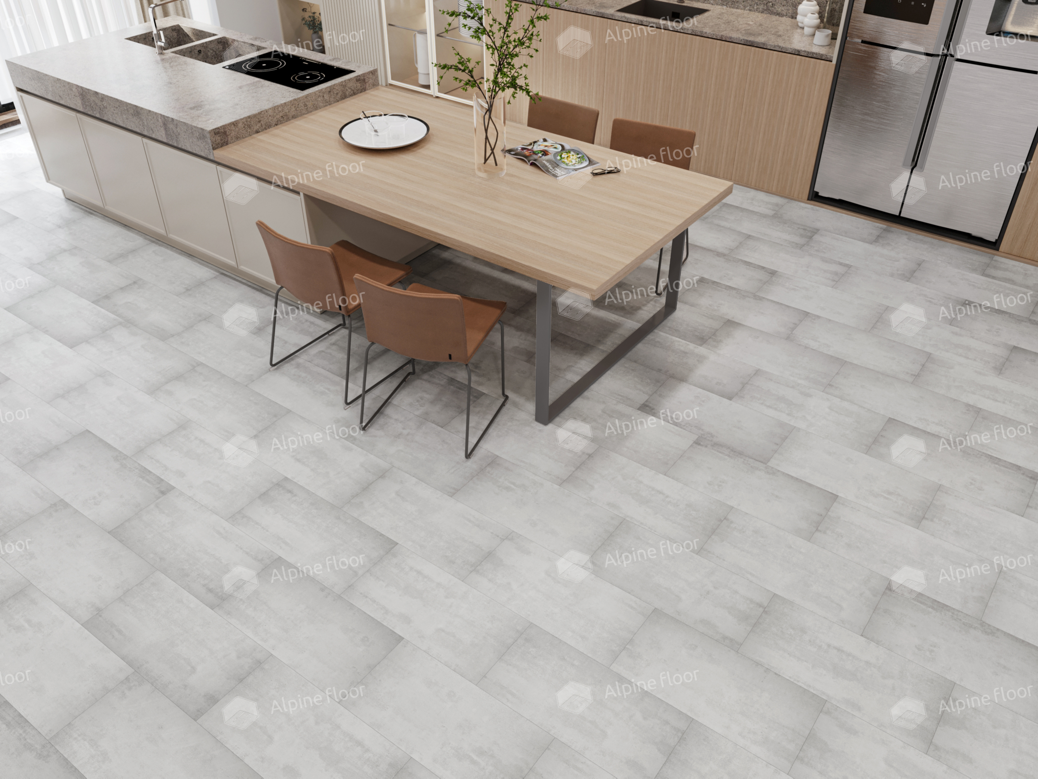 Кварцвинил Alpine Floor Light Stone Eco 15-6 Самерсет