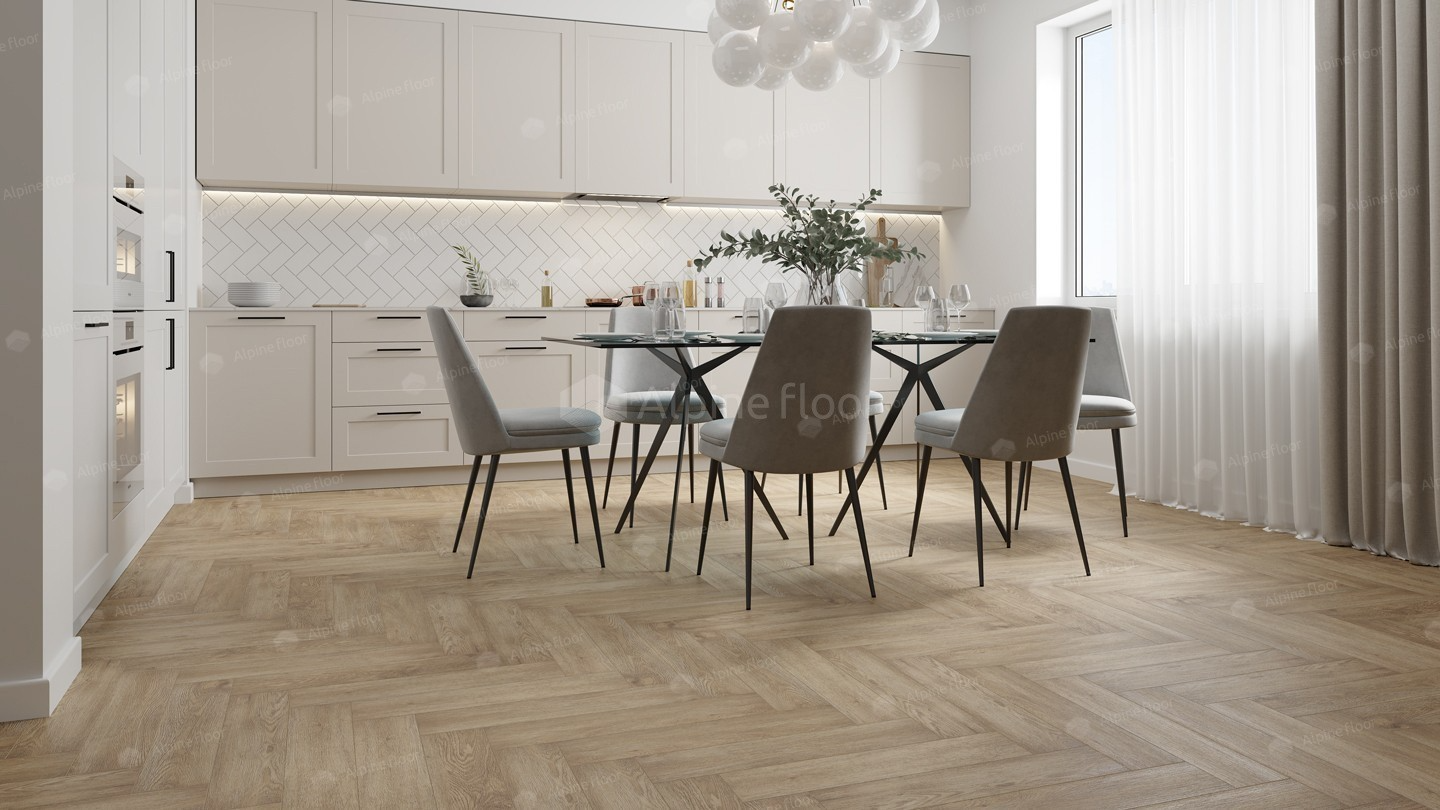 Кварцвинил Alpine Floor Parquet Lvt Eco 16-3 Дуб Ваниль Селект
