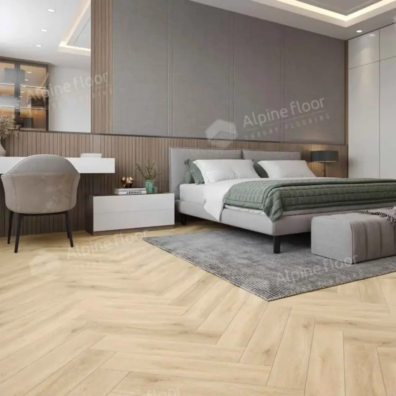 Кварцвинил Alpine Floor Parquet LVT Eco 16-24 Дуб Ригель