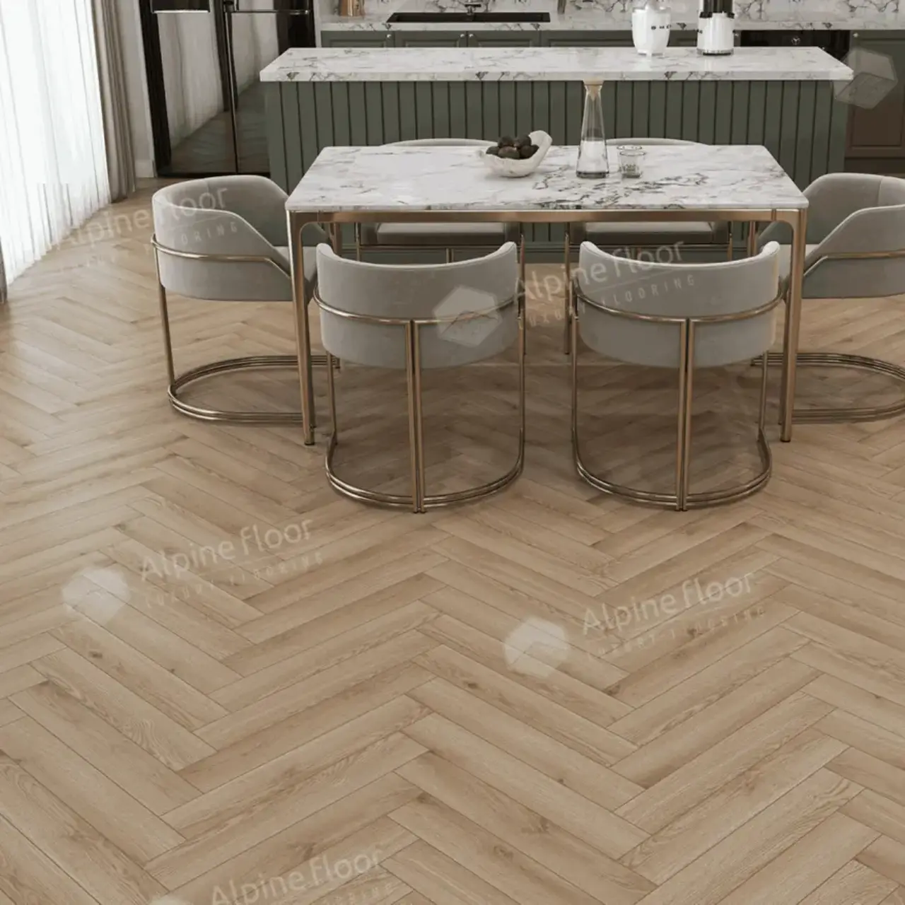 Ламинат AlpineFloor Herringbone 12 Pro LF106-12  Дуб Артуа