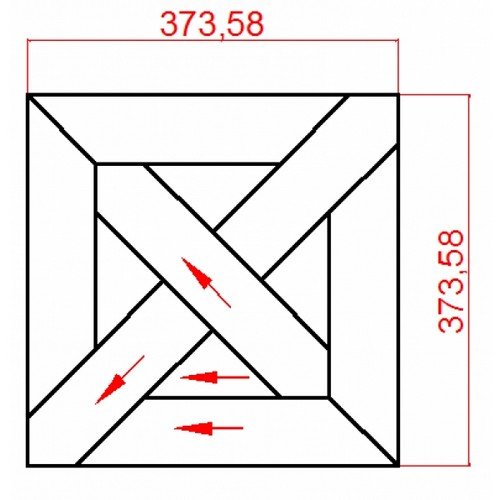 Модульный паркет Lab Arte массив Дуб №9-70, Натур