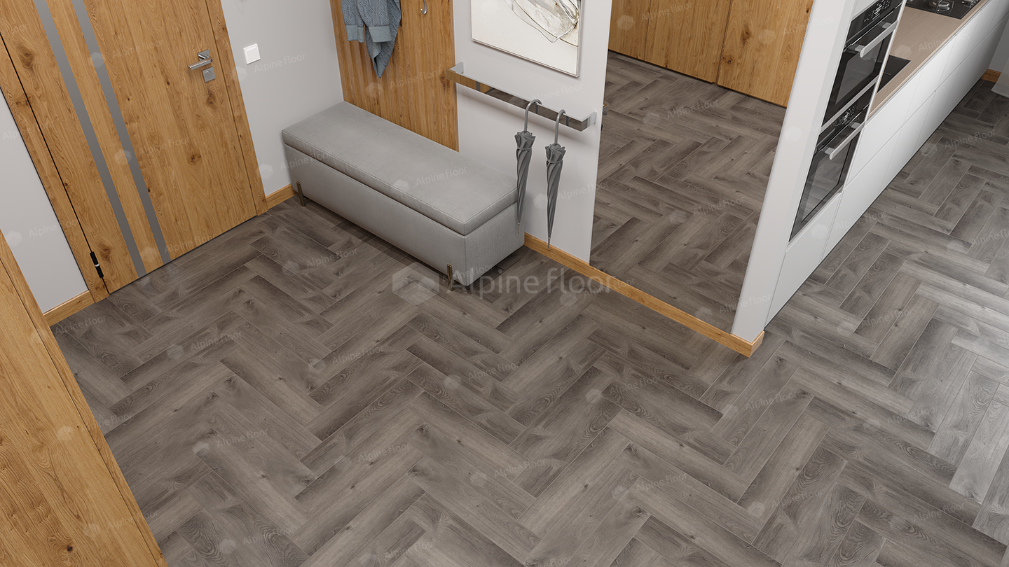 Кварцвинил Alpine Floor Parquet Light Еco 13-13 Дуб Мерга