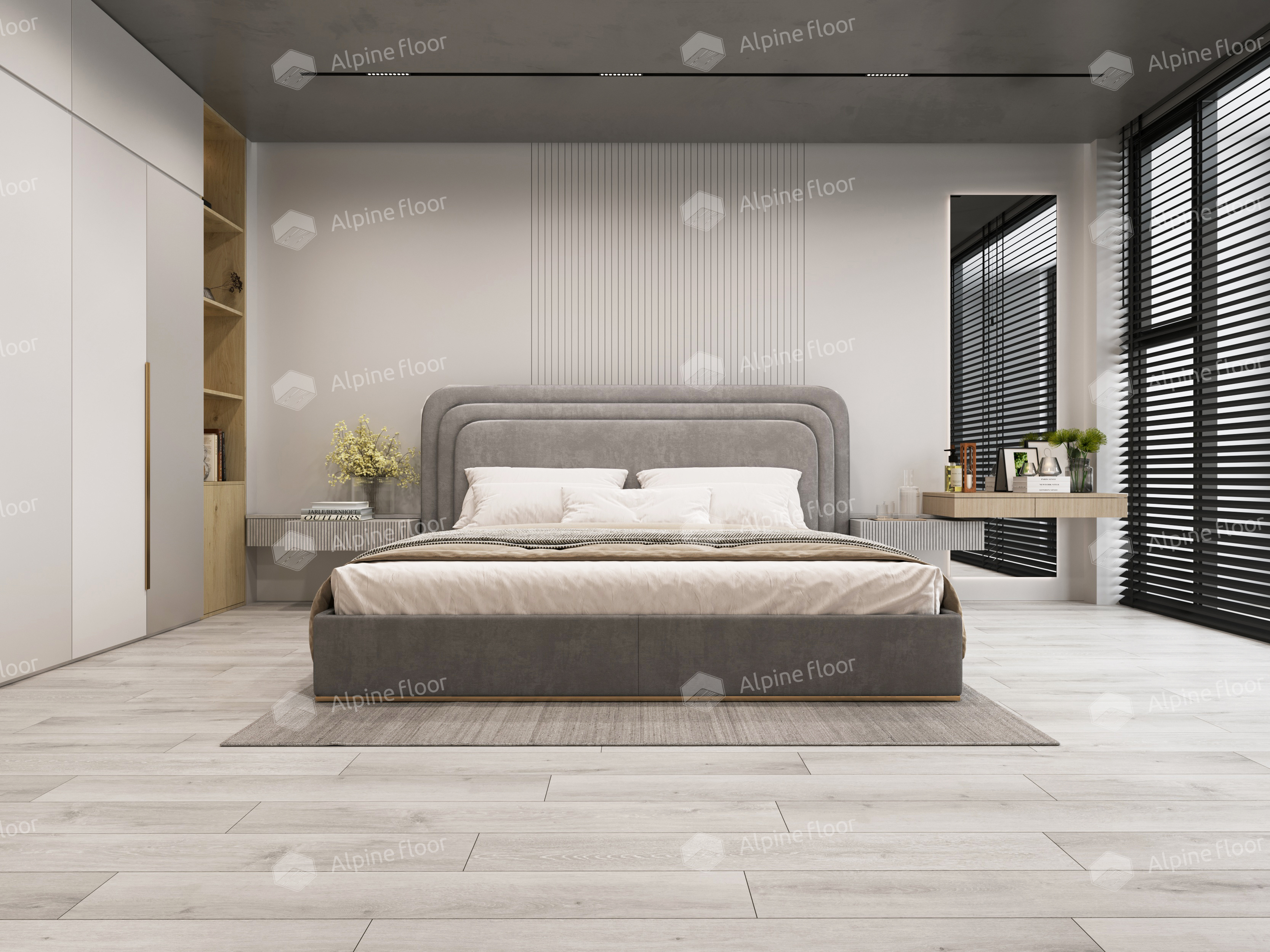 Кварцвинил Alpine Floor Classic Eco 134-5 Ясень Серый