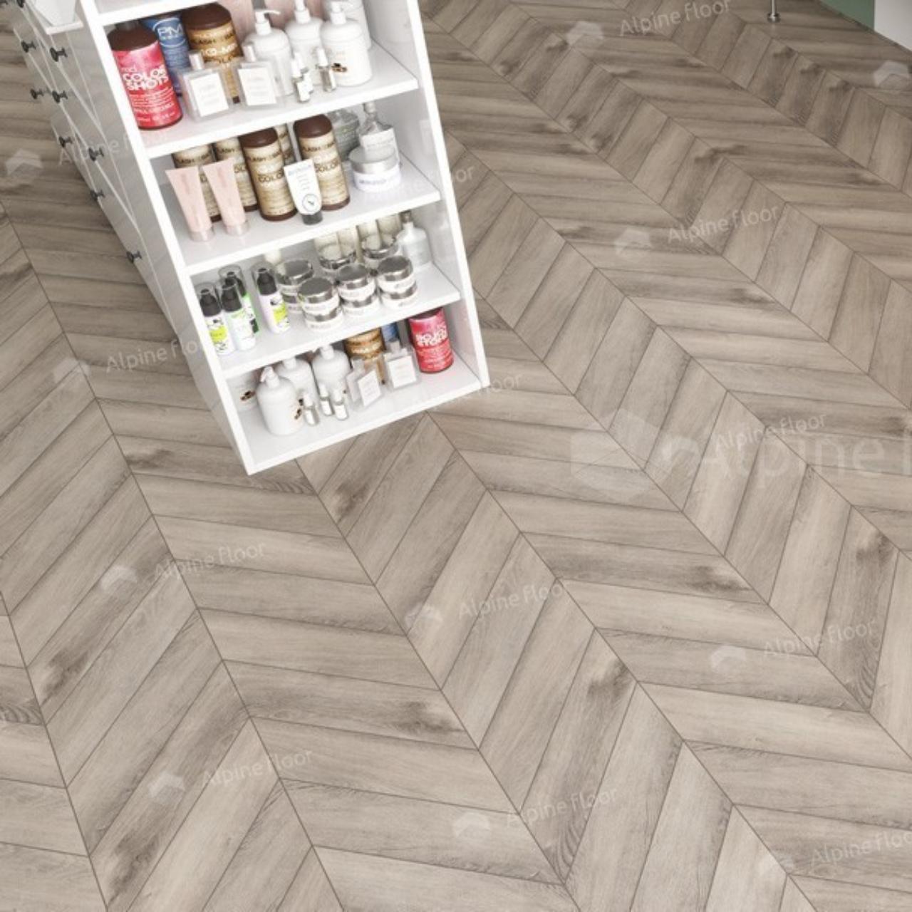 Кварцвинил Alpine Floor Chevron Alpine Lvt Eco 20-8 Дуб Исида