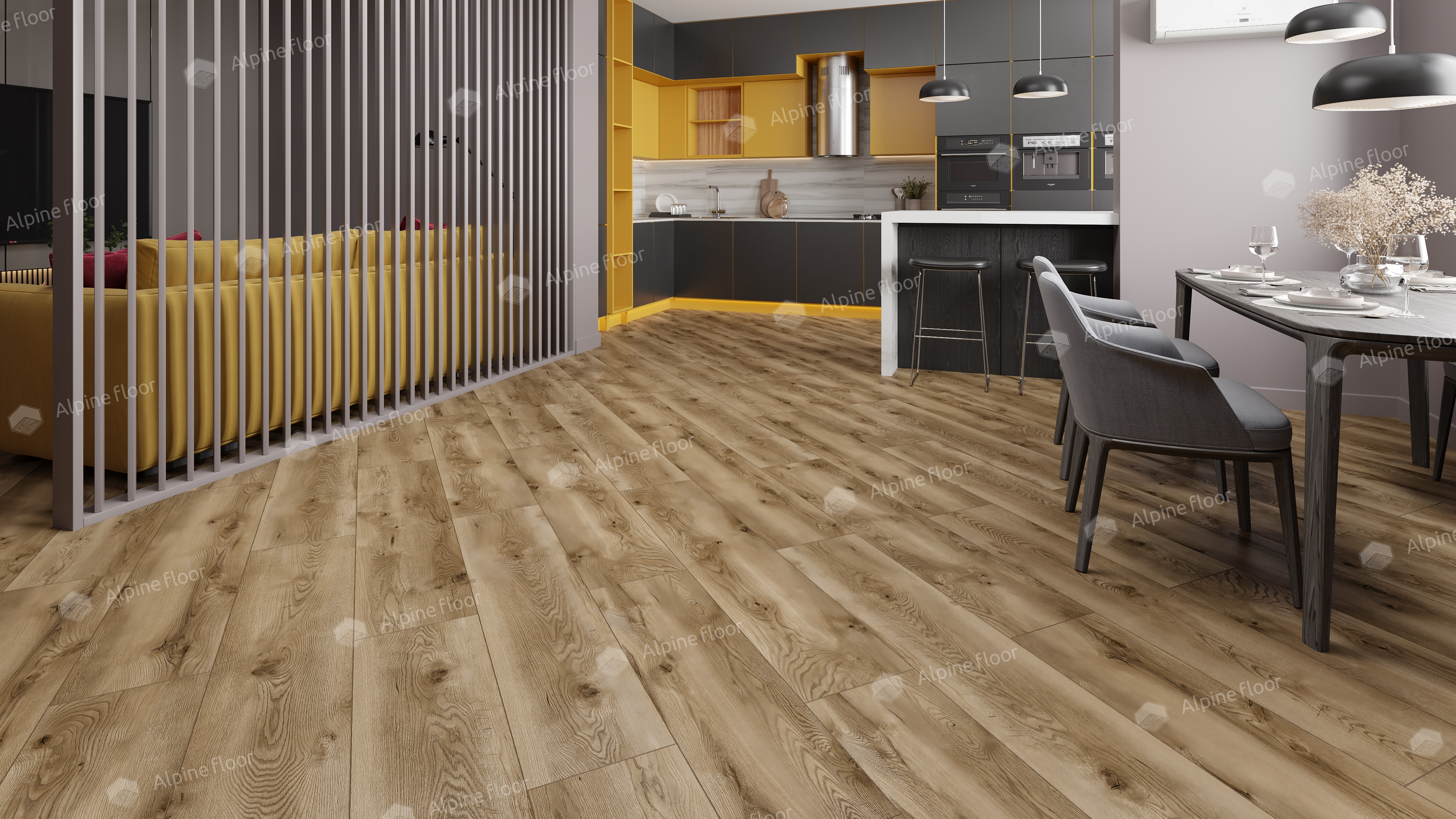 Ламинат AlpineFloor Aqua Life XL LF104-09 Дуб Комо