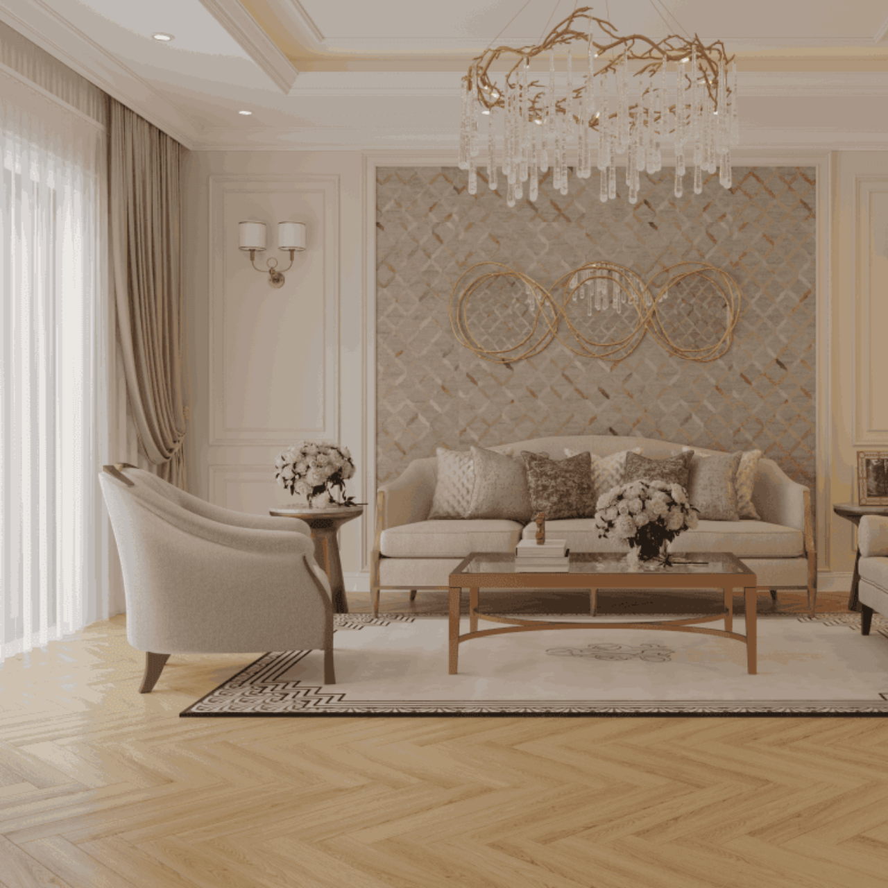 Ламинат Norland Herringbone Elegant Strong LF304-32 Дуб Борео