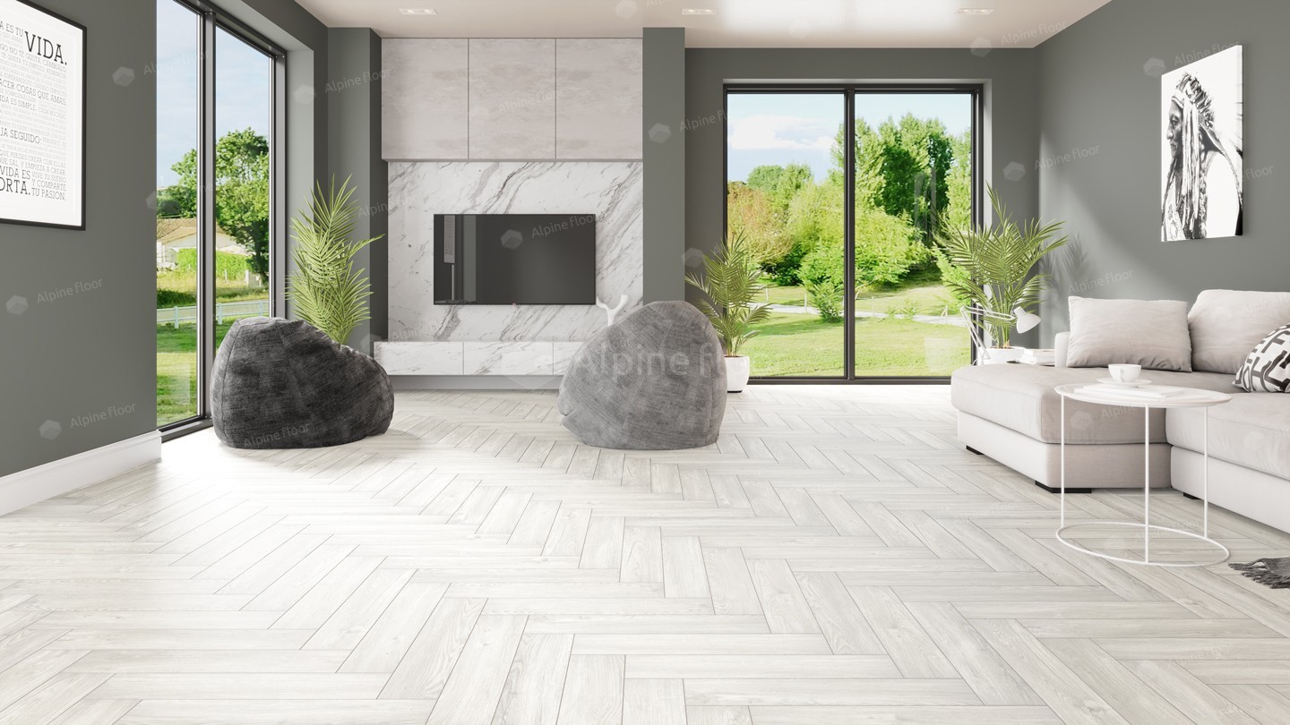 Кварцвинил Alpine Floor Parquet Light Еco 13-4 Дуб Арктик