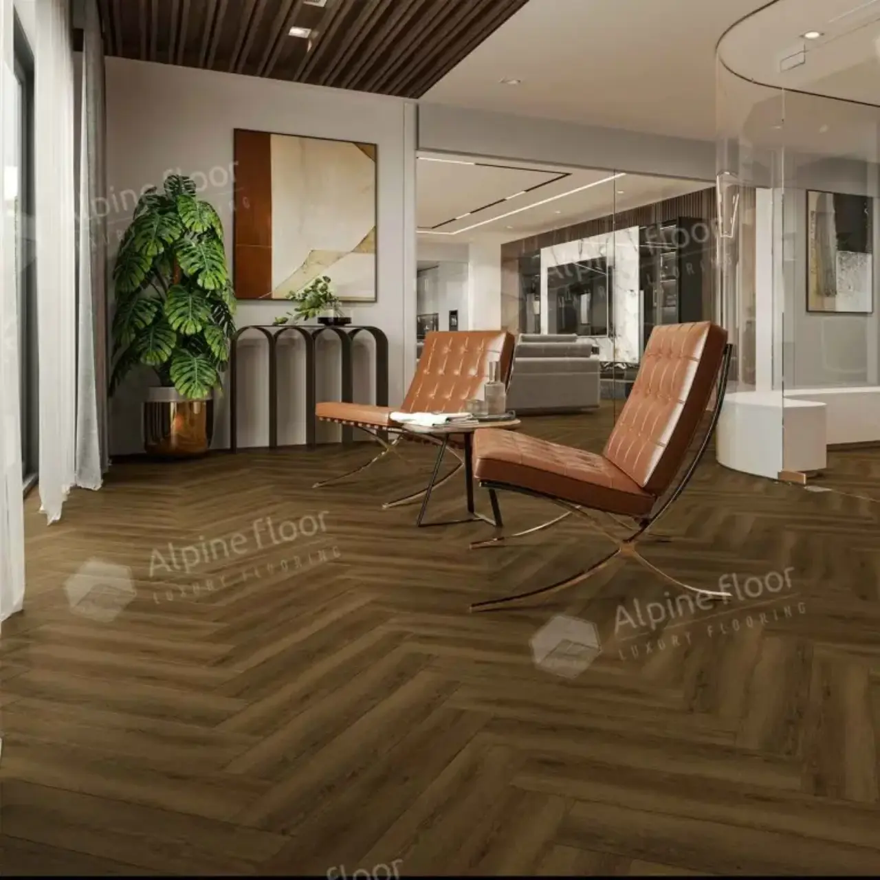 Кварцвинил Alpine Floor Parquet LVT Eco 16-33 Дуб Далим
