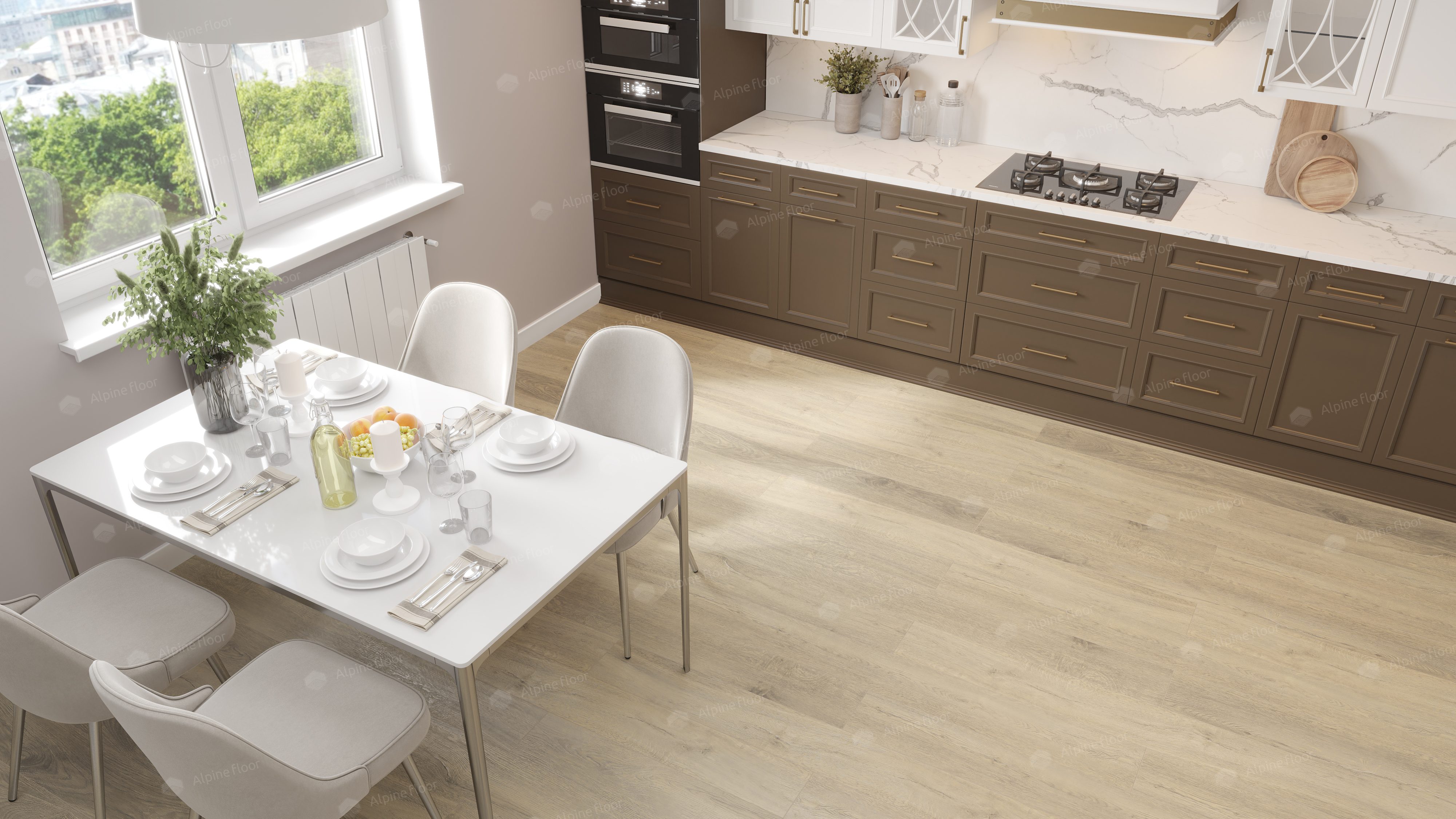 Кварцвинил Alpine Floor Premium XL Eco 7-12 Дуб капучино