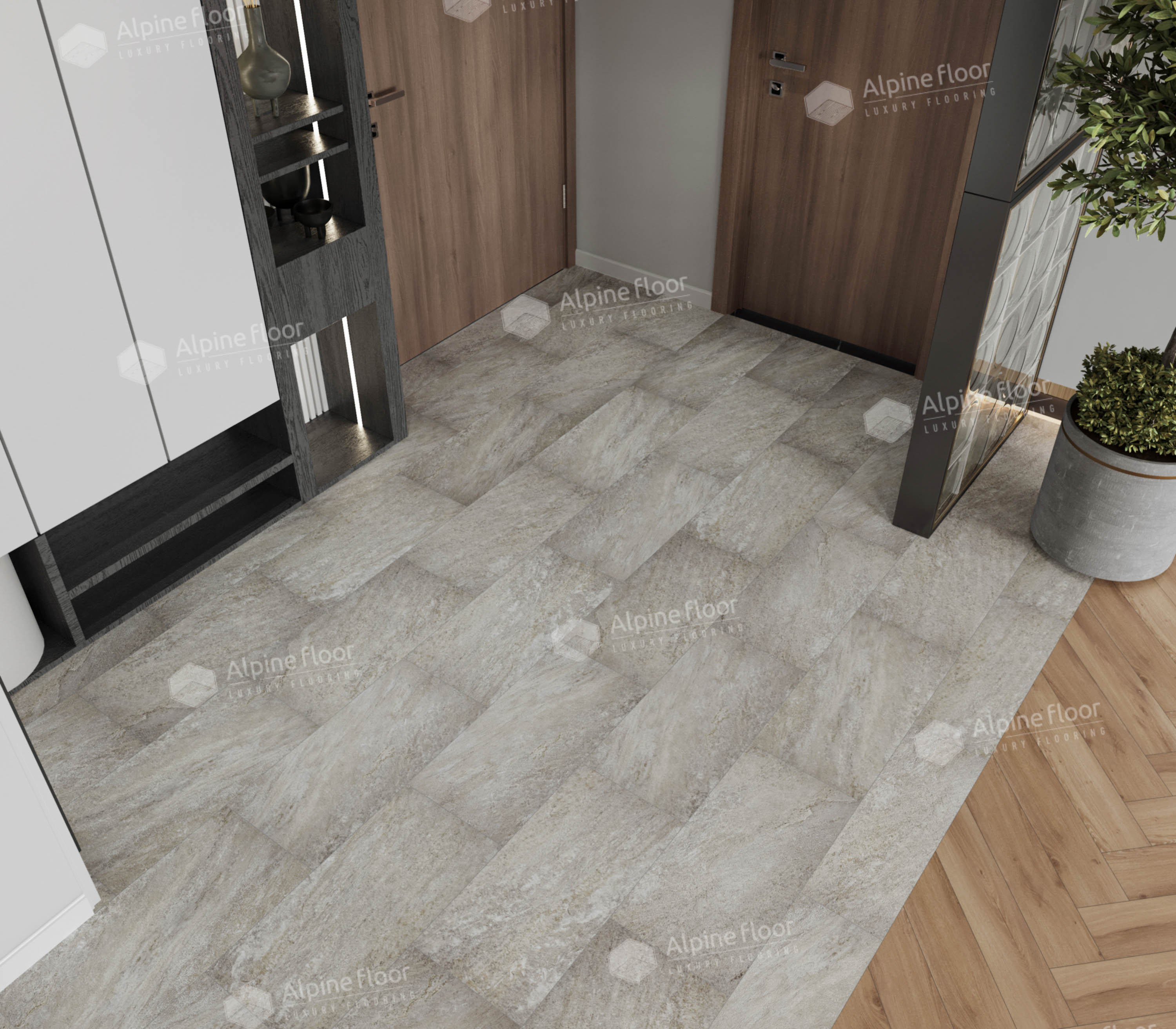Кварцвинил Alpine Floor Stone Mineral Core Еco 4-13 Шеффилд