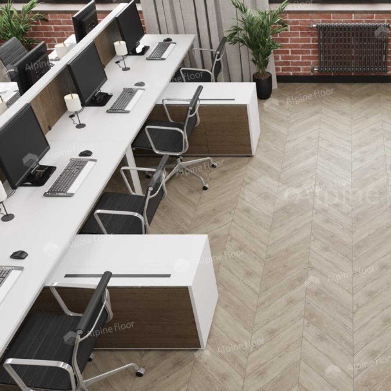 Кварцвинил Alpine Floor Chevron Alpine Lvt Eco 20-11 Карите