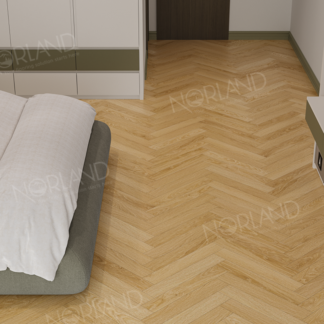 Ламинат Norland Herringbone Elegant Strong LF304-07 Дуб Тавора