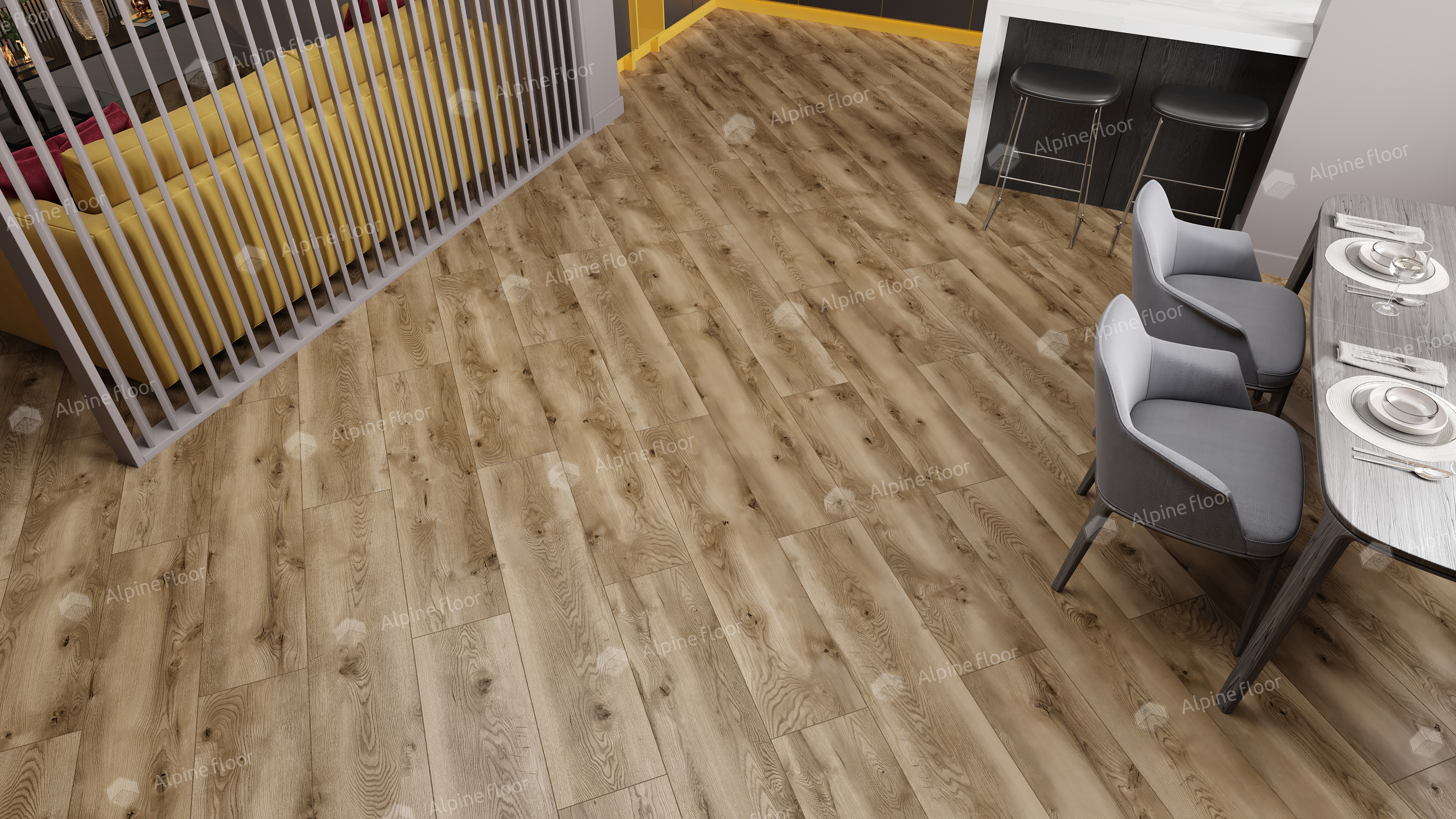 Ламинат AlpineFloor Aqua Life XL LF104-09 Дуб Комо