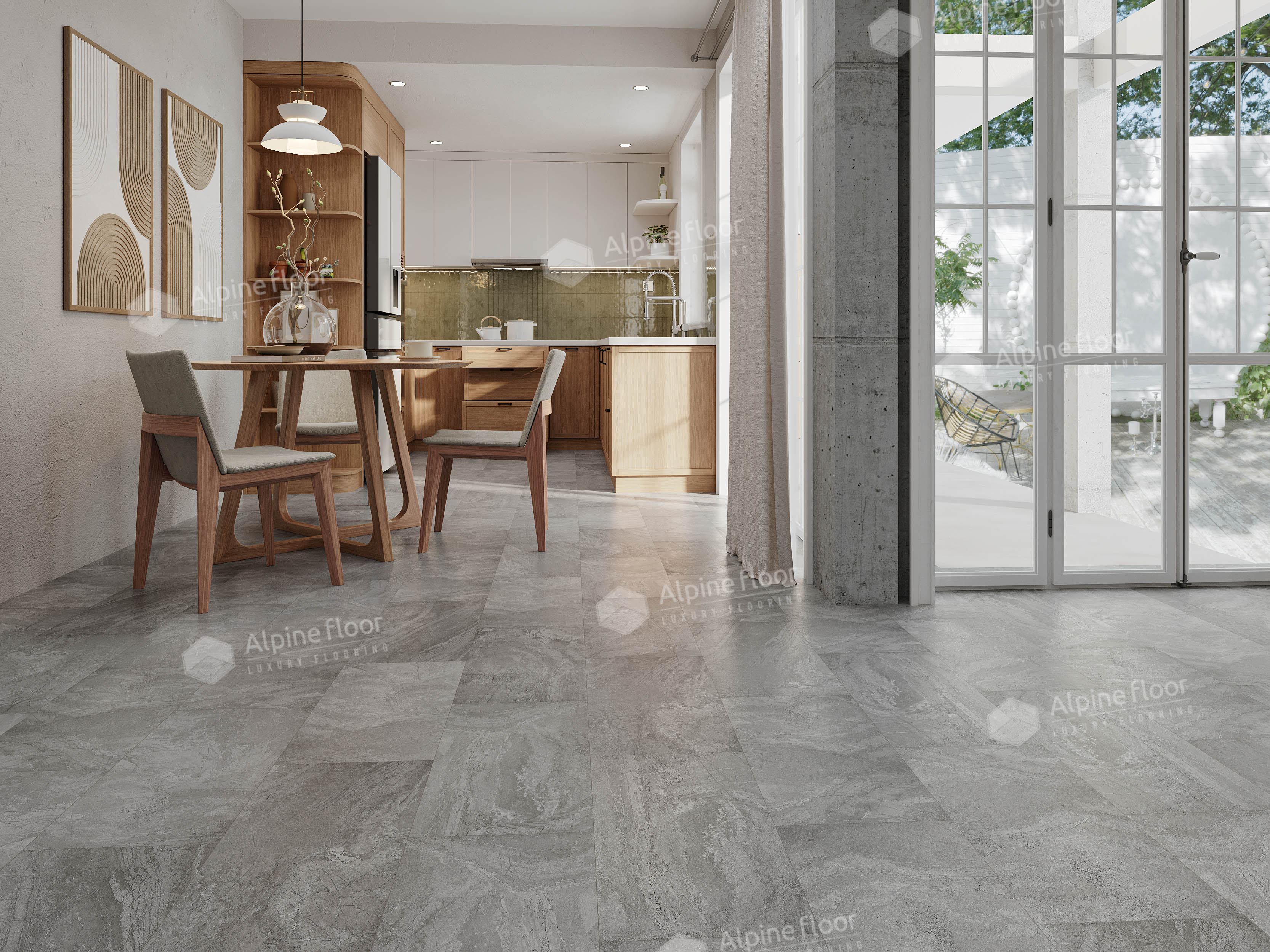 Кварцвинил Alpine Floor Stone Mineral Core Еco 4-9 Хэмпшир