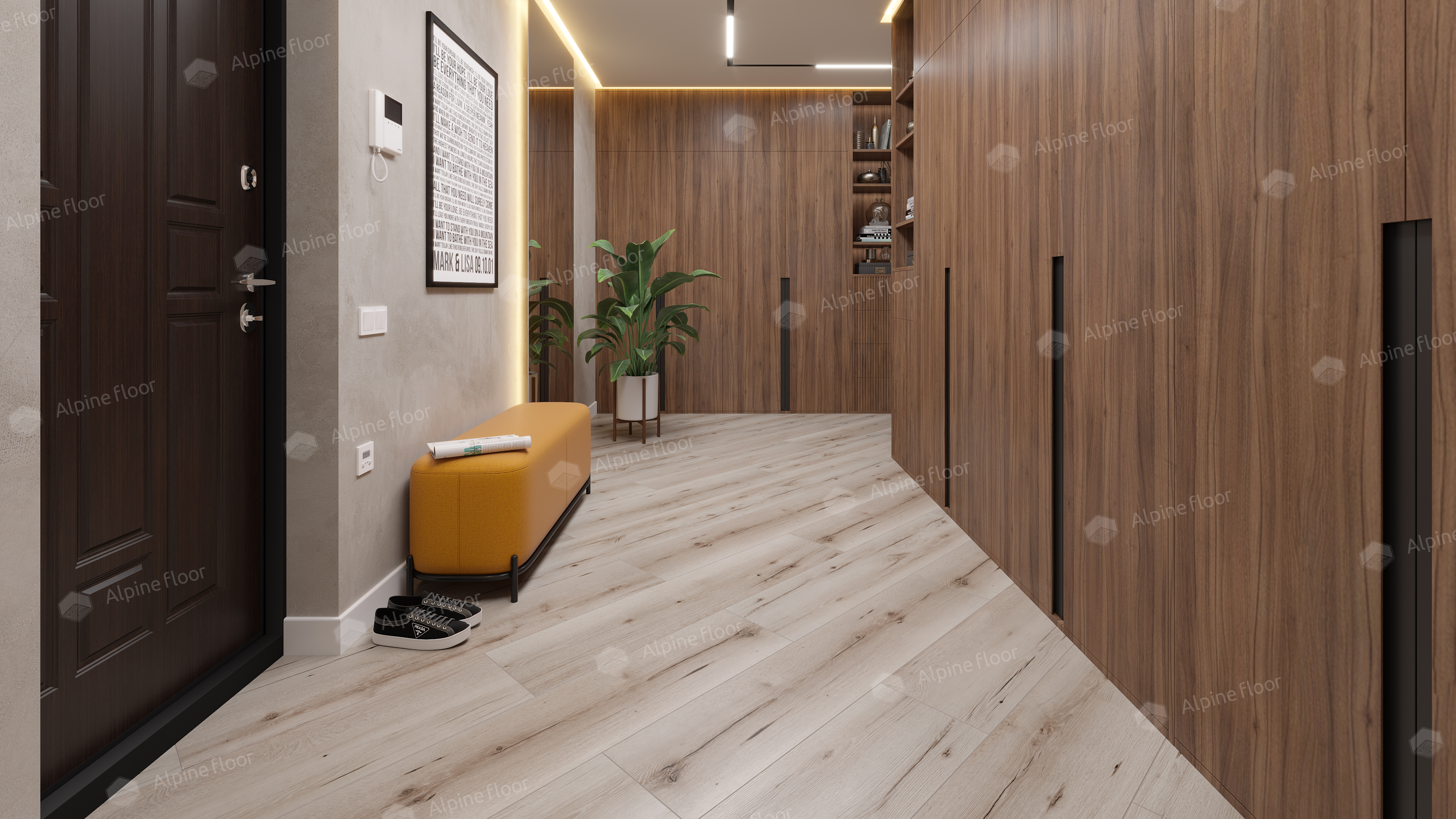 Ламинат AlpineFloor Aqua Life XL LF104-02 Дуб Балатон