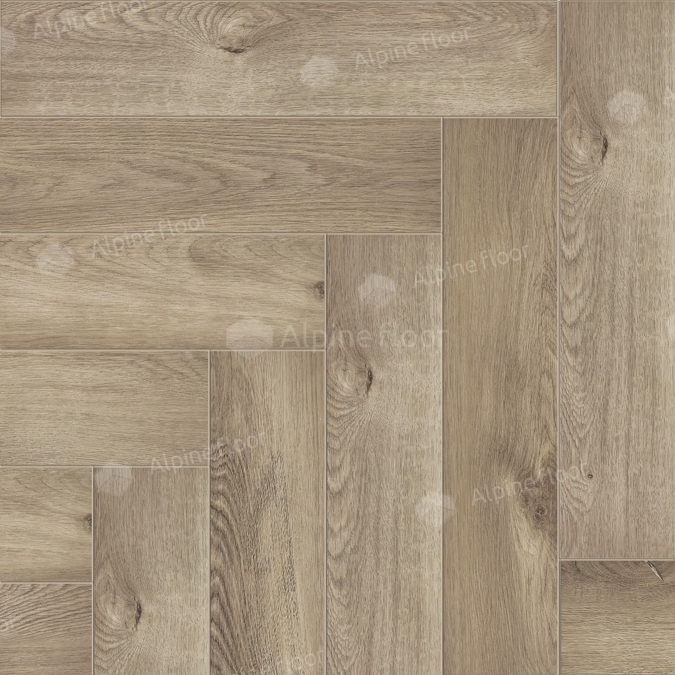 Кварцвинил Alpine Floor Parquet Lvt Eco 16-5 Дуб Натуральный Отбеленный