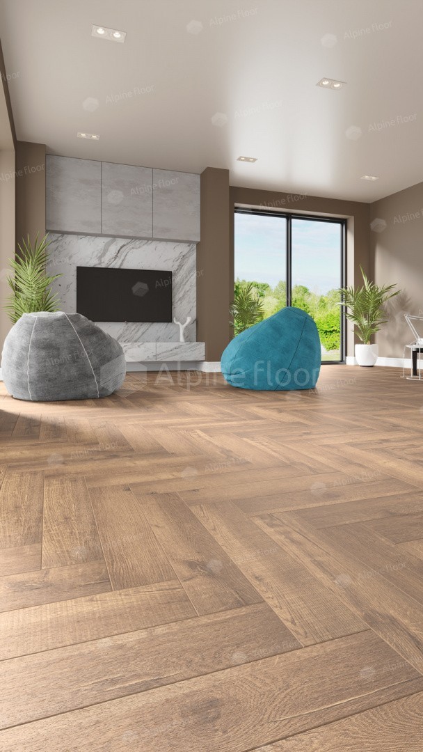 Кварцвинил Alpine Floor Parquet Lvt Eco 16-2 Дуб Royal