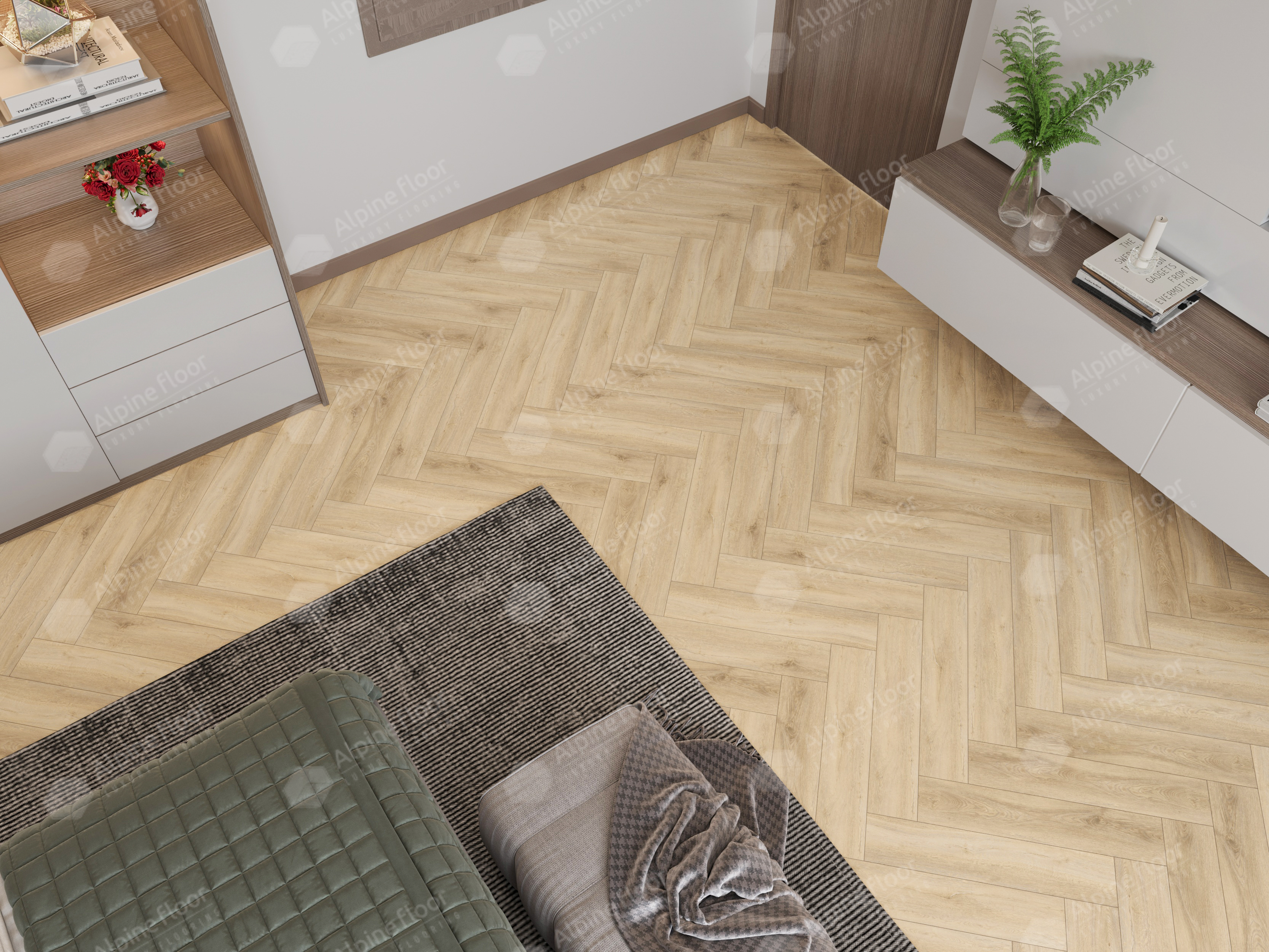 Кварцвинил Alpine Floor Parquet Light Еco 13-24 Дуб Ригель
