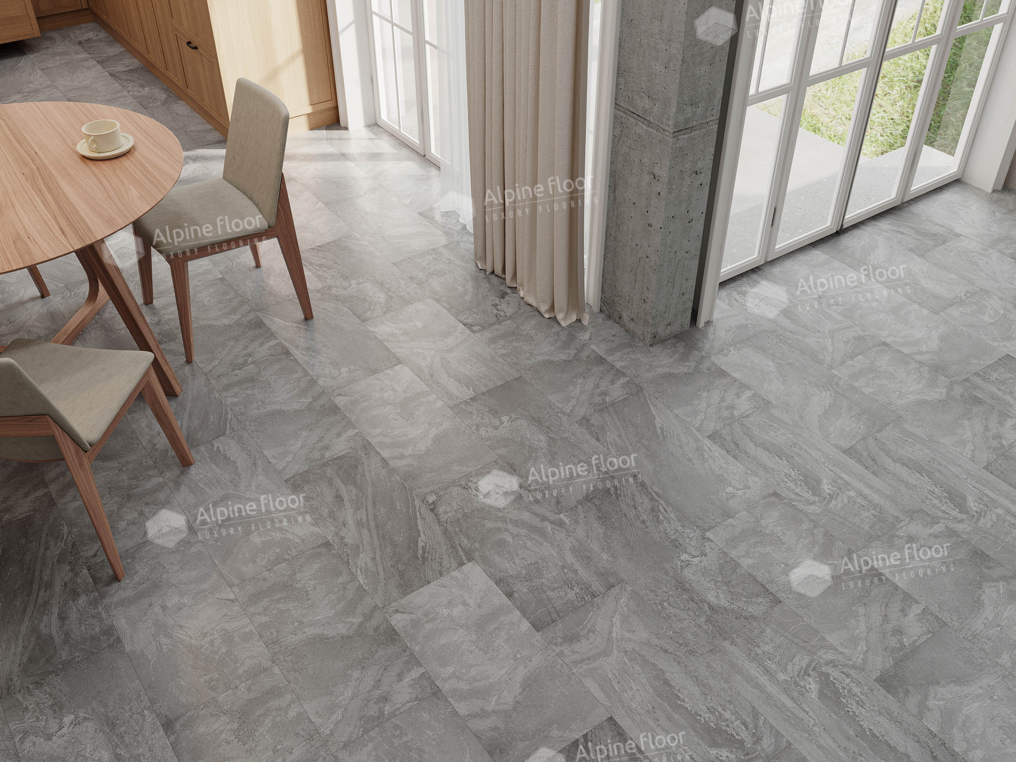 Кварцвинил Alpine Floor Stone Mineral Core Еco 4-9 Хэмпшир
