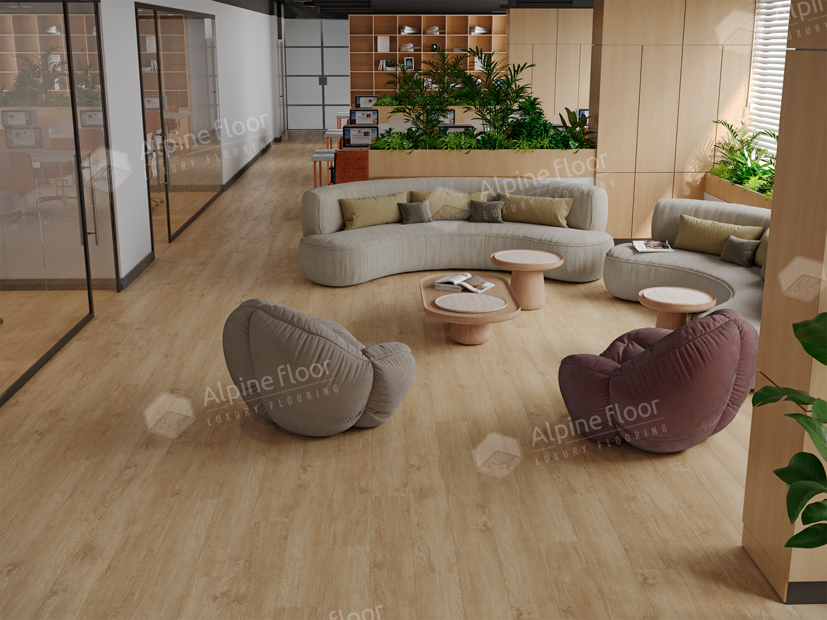 Кварцвинил Alpine Floor Grand Sequoia 5 мм Еco 11-508 Камфора