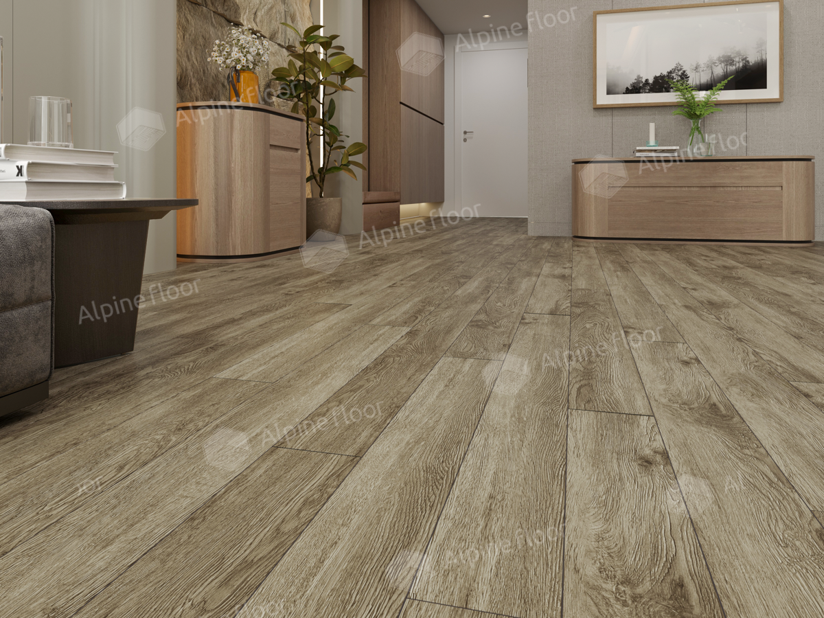 Кварцвинил Alpine Floor Grand Sequoia Village Eco 11-807 Венге Грей