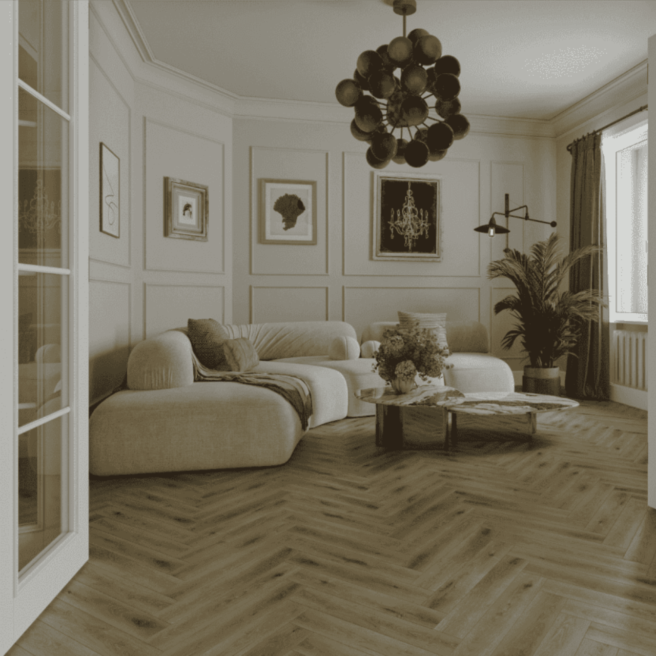 Ламинат Norland Herringbone Elegant Strong LF304-41 Дуб Элла