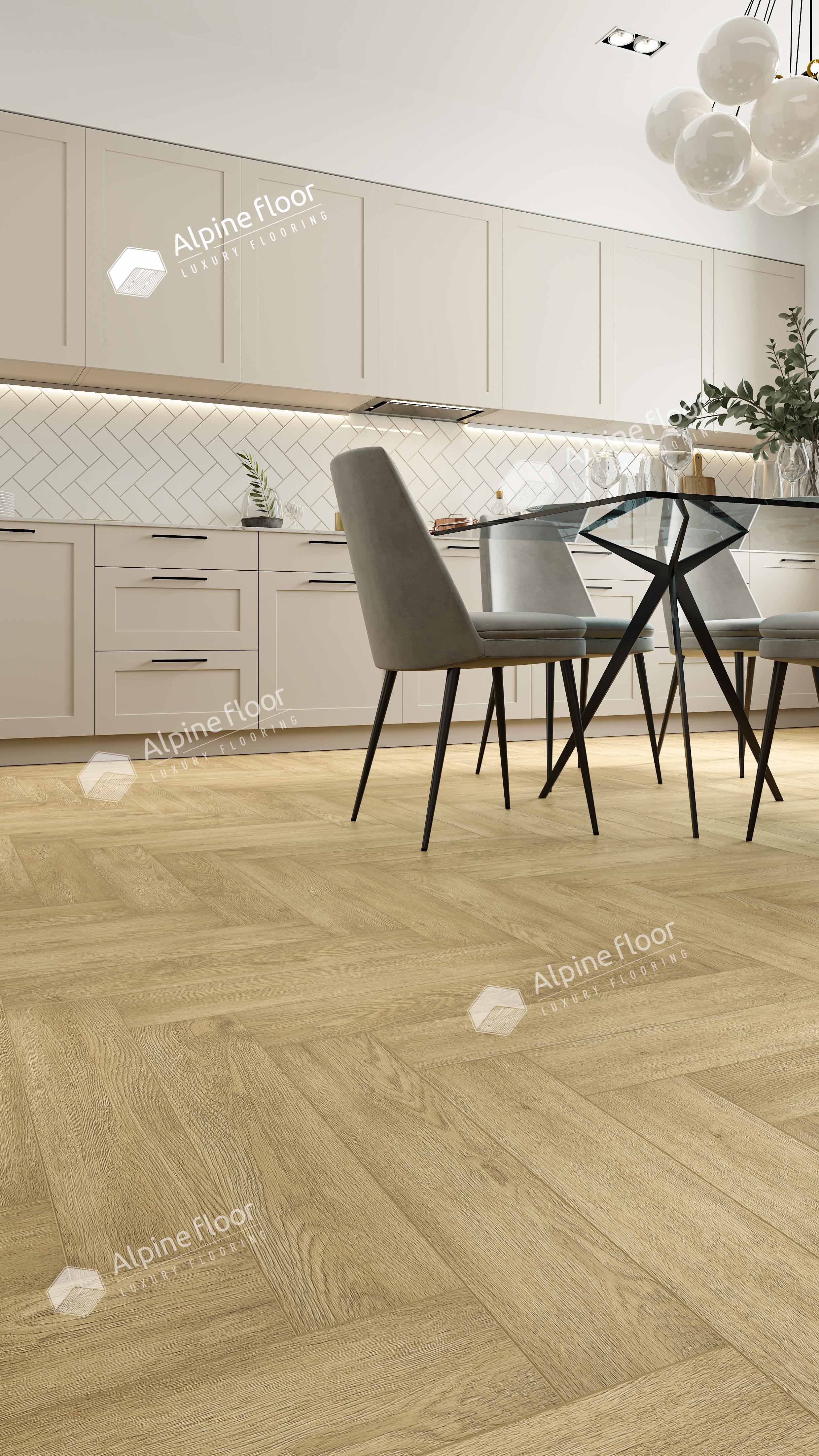 Кварцвинил Alpine Floor Parquet Light Еco 13-3 Дуб Ваниль Селект
