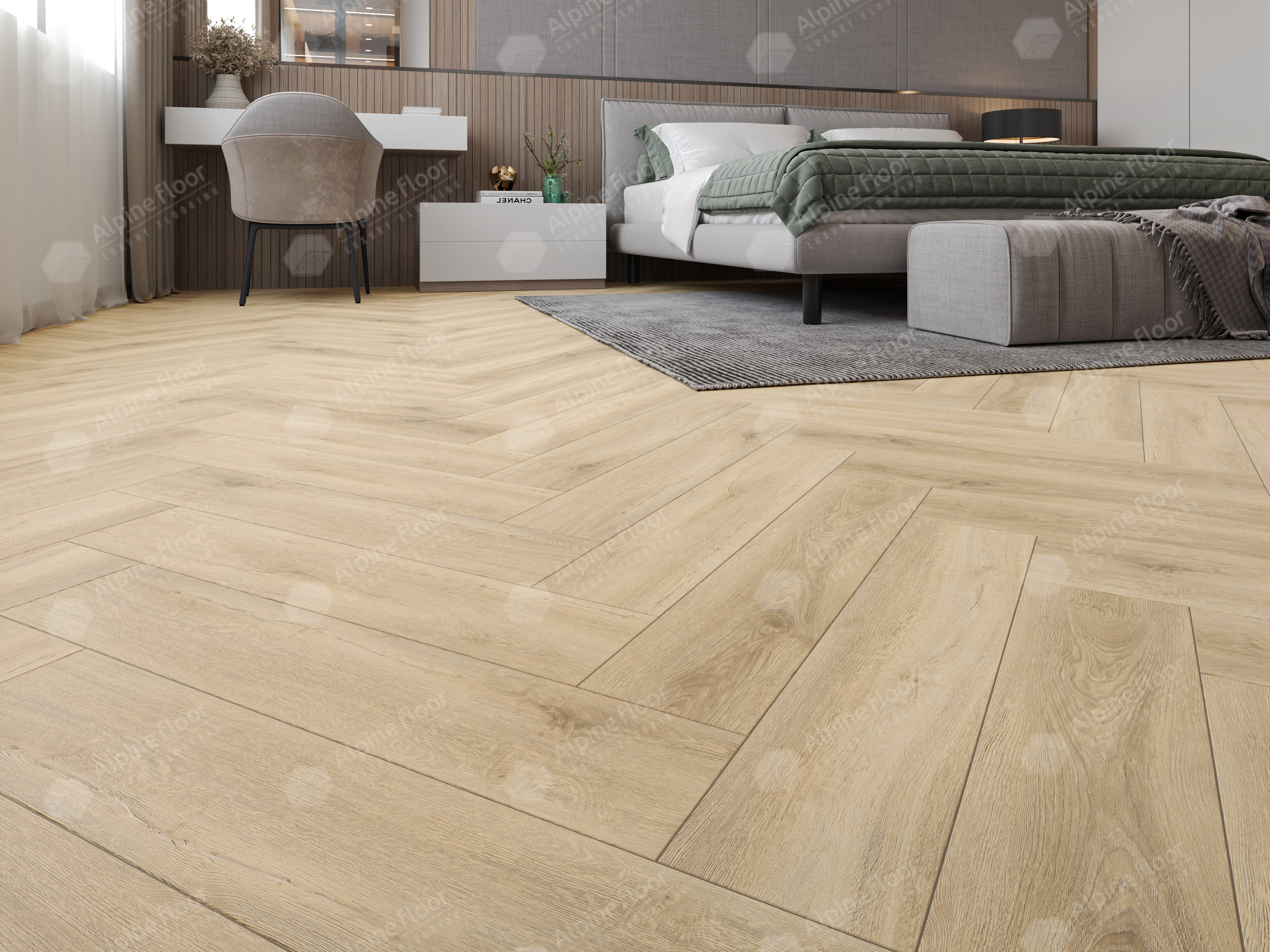 Кварцвинил Alpine Floor Parquet Light Еco 13-24 Дуб Ригель