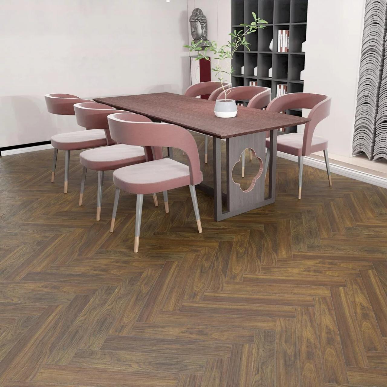 Ламинат Skalla Wood Herringbone HR 1022 Дуб Ивеланн