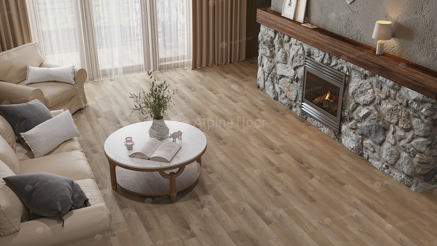 Кварцвинил Alpine Floor Parquet Lvt Eco 16-17 Дуб Синистра