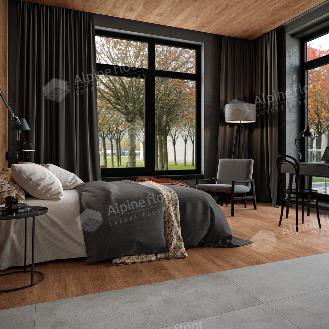 Кварцвинил Alpine Floor Grand Sequoia 5 мм Еco 11-708 Гевуина