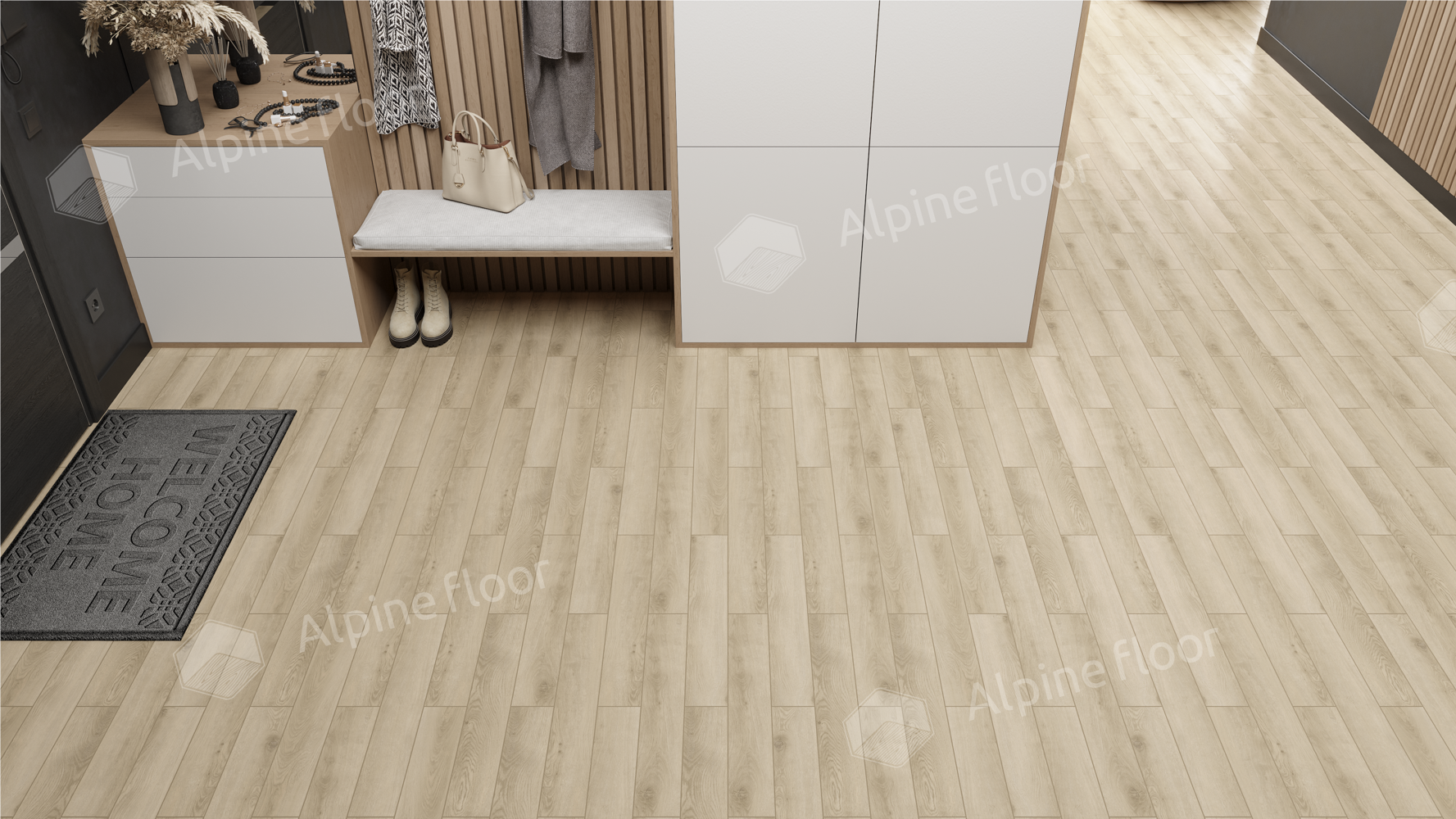 Ламинат AlpineFloor Herringbone 8 Pro LF102-8 Дуб Орлеан
