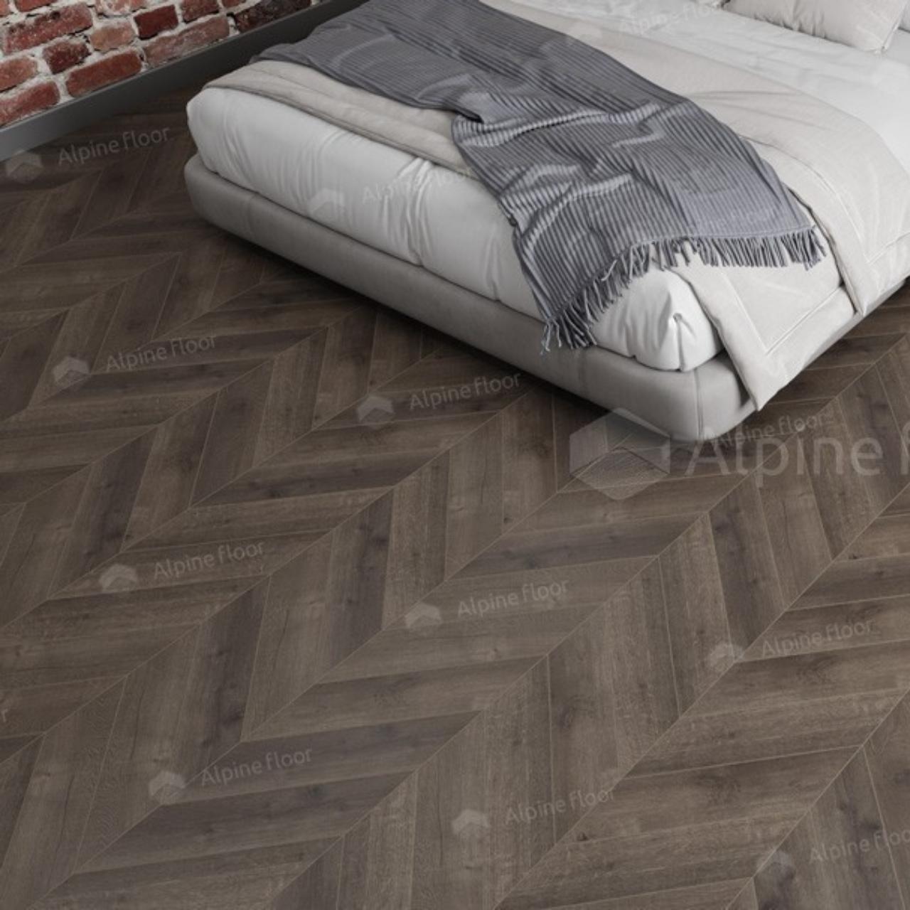 Кварцвинил Alpine Floor Chevron Alpine Lvt Eco 20-9 Дуб Антарес