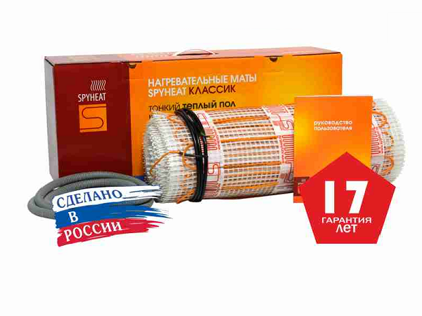 Нагревательный мат Spyheat Классик SHMD-8-450 3 кв.м