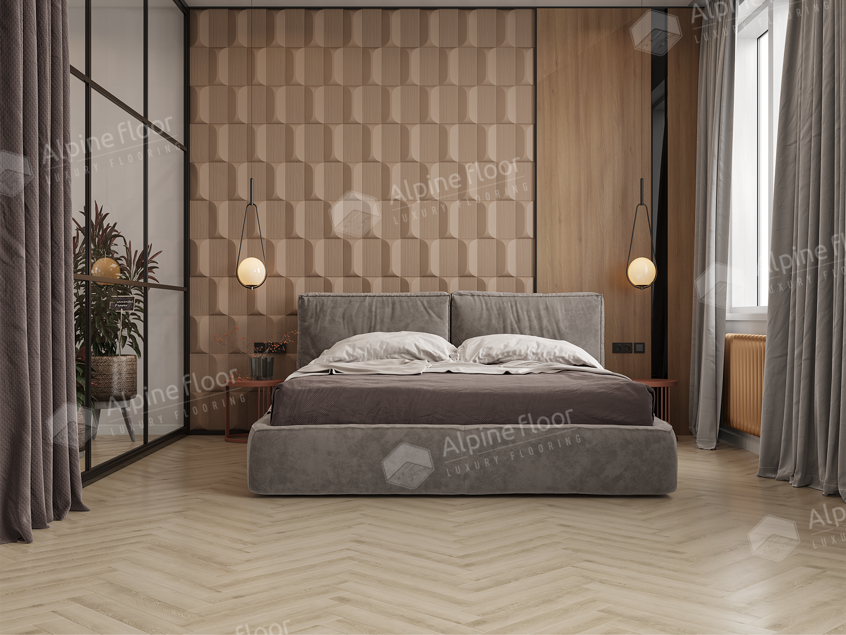 Ламинат AlpineFloor Herringbone 12 Pro LF106-08 Орлеан
