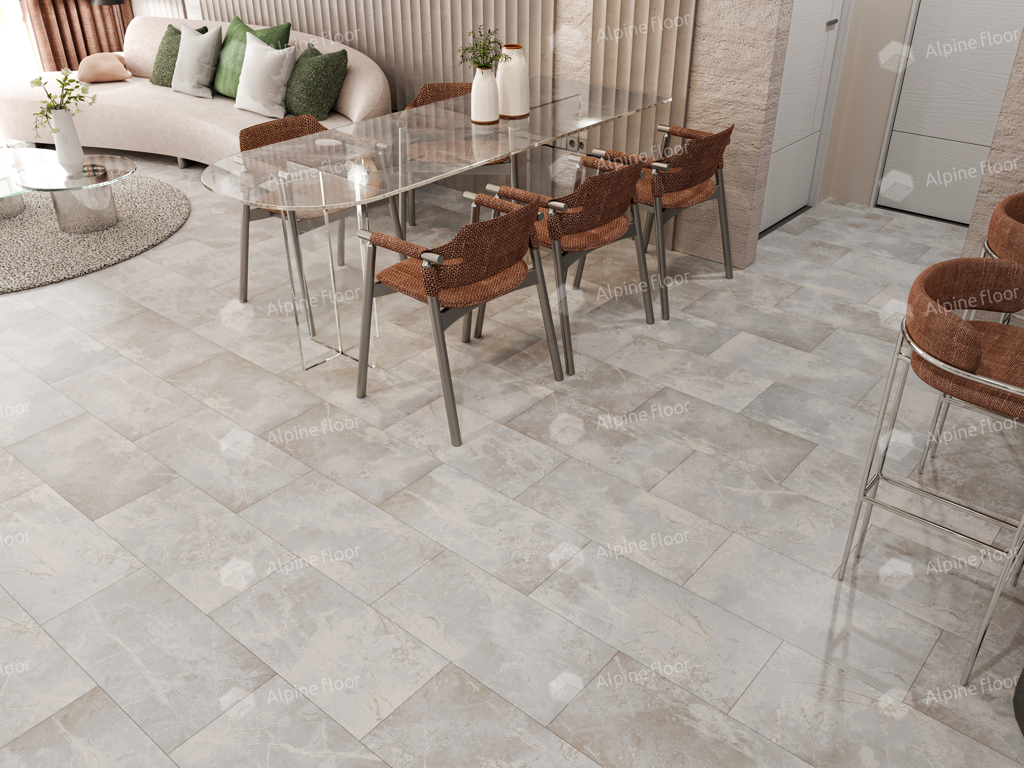 Кварцвинил Alpine Floor Light Stone Eco 15-3 Ваймеа