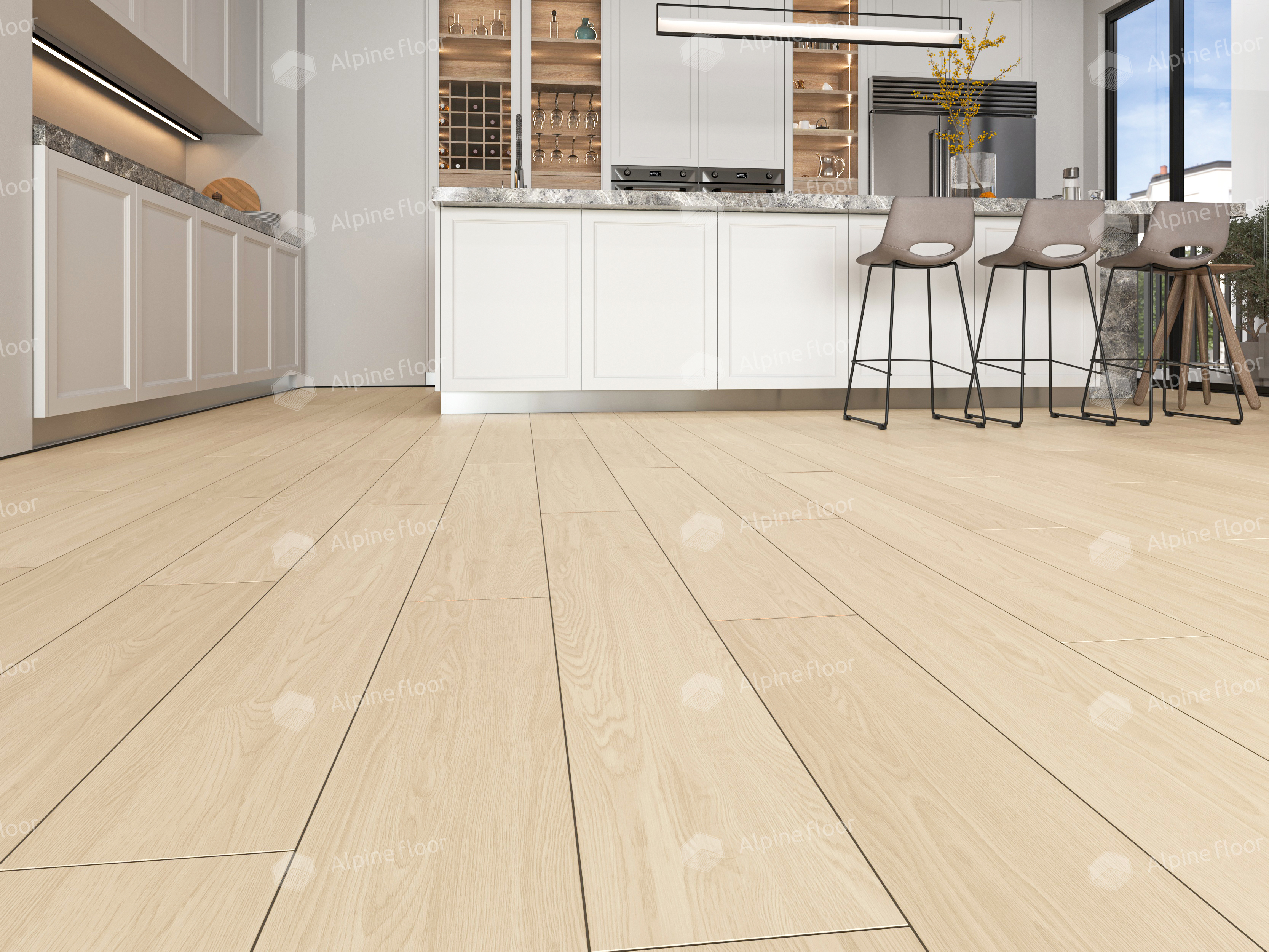 Кварцвинил Alpine Floor Classic Light Еco 106-11 Ясень Макао