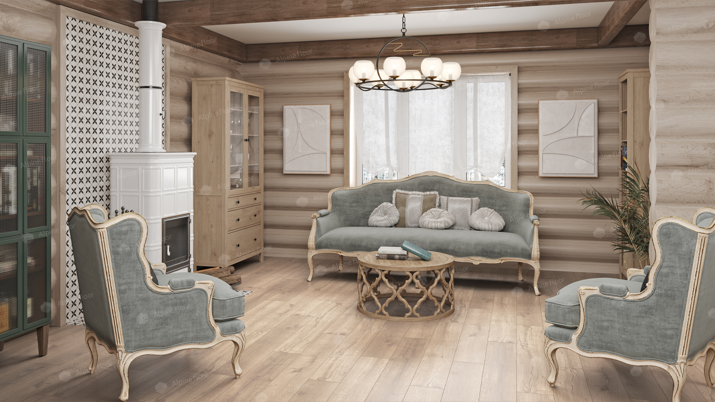 Кварцвинил Alpine Floor Real Wood Eco 2-5 Дуб натуральный
