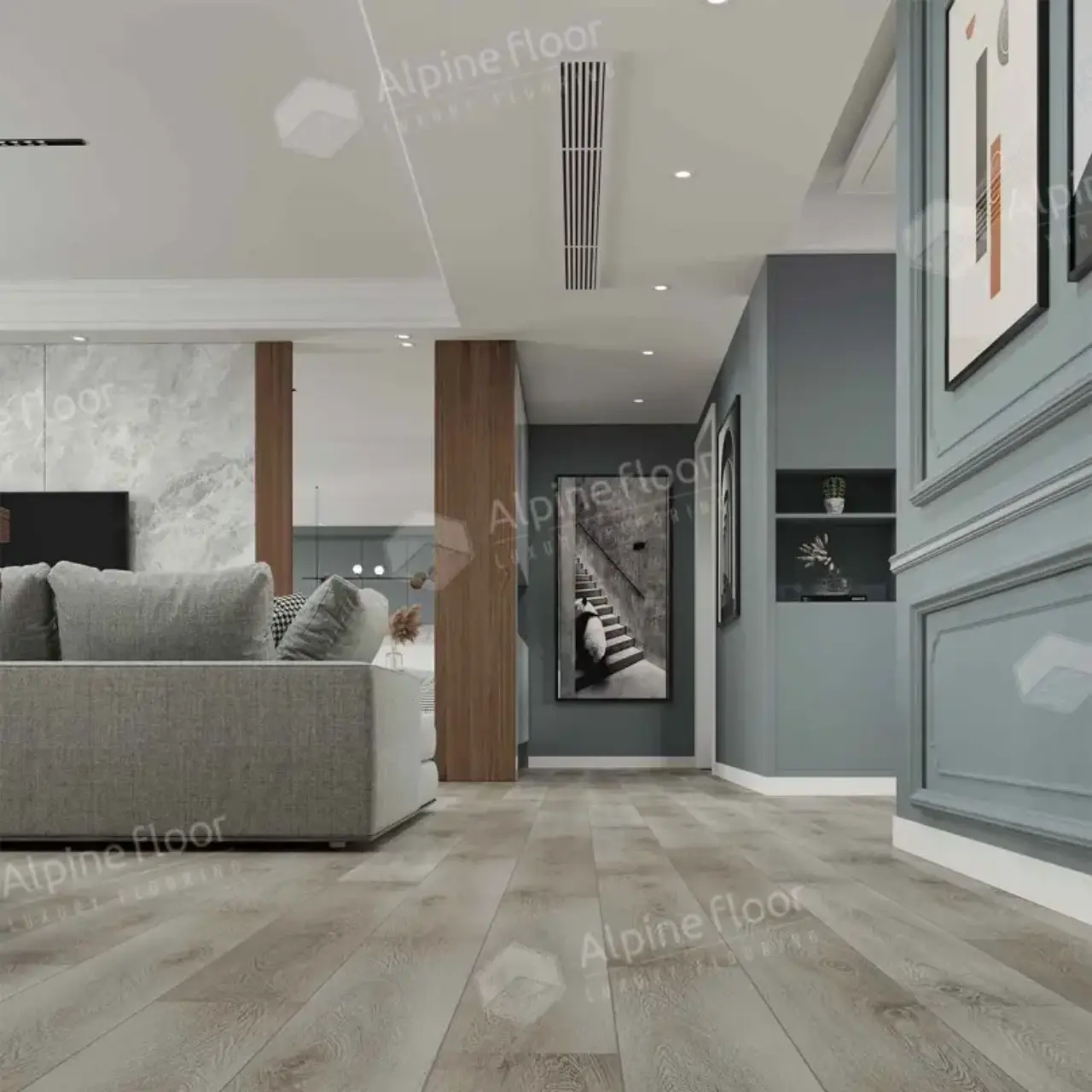 Кварцвинил Alpine Floor Grand Sequoia Lvt Еco 11-1302 Квебек