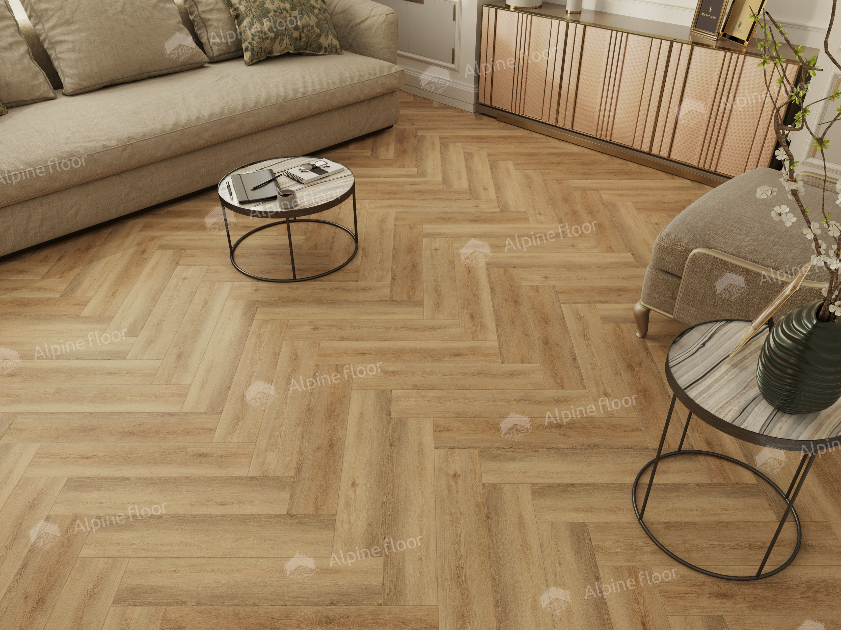 Кварцвинил Alpine Floor Parquet Light Еco 13-30 Дуб Буна