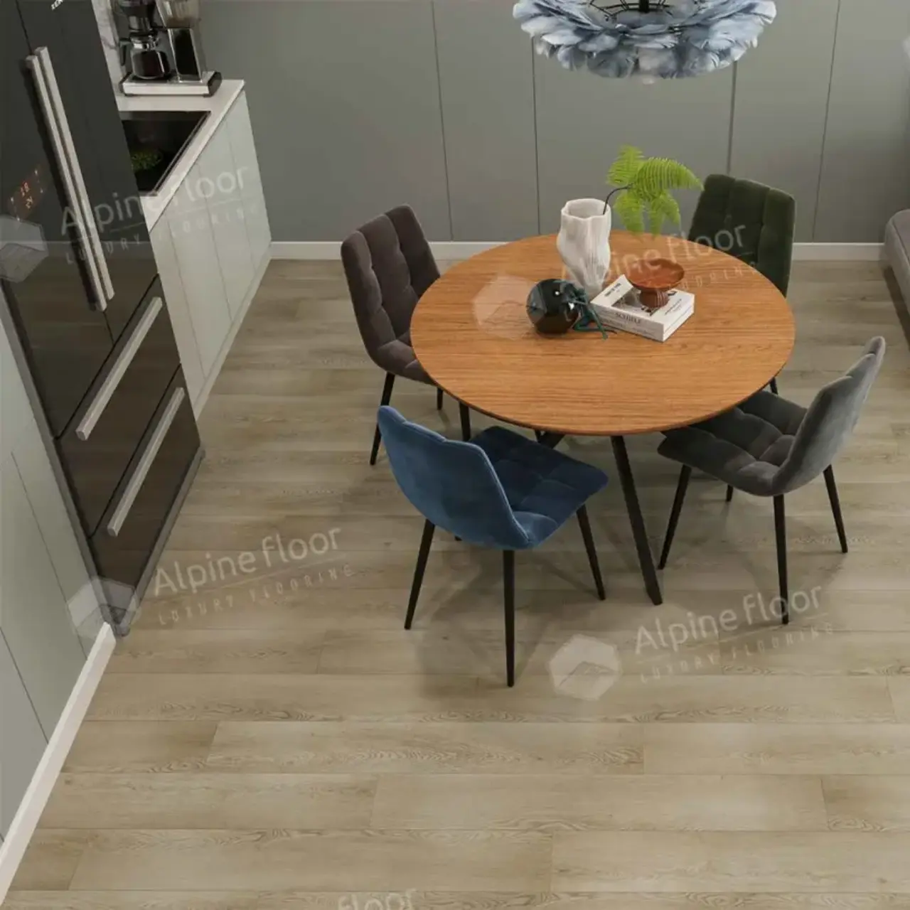Кварцвинил Alpine Floor Grand Sequoia Lvt Еco 11-1802 Шварцевальд