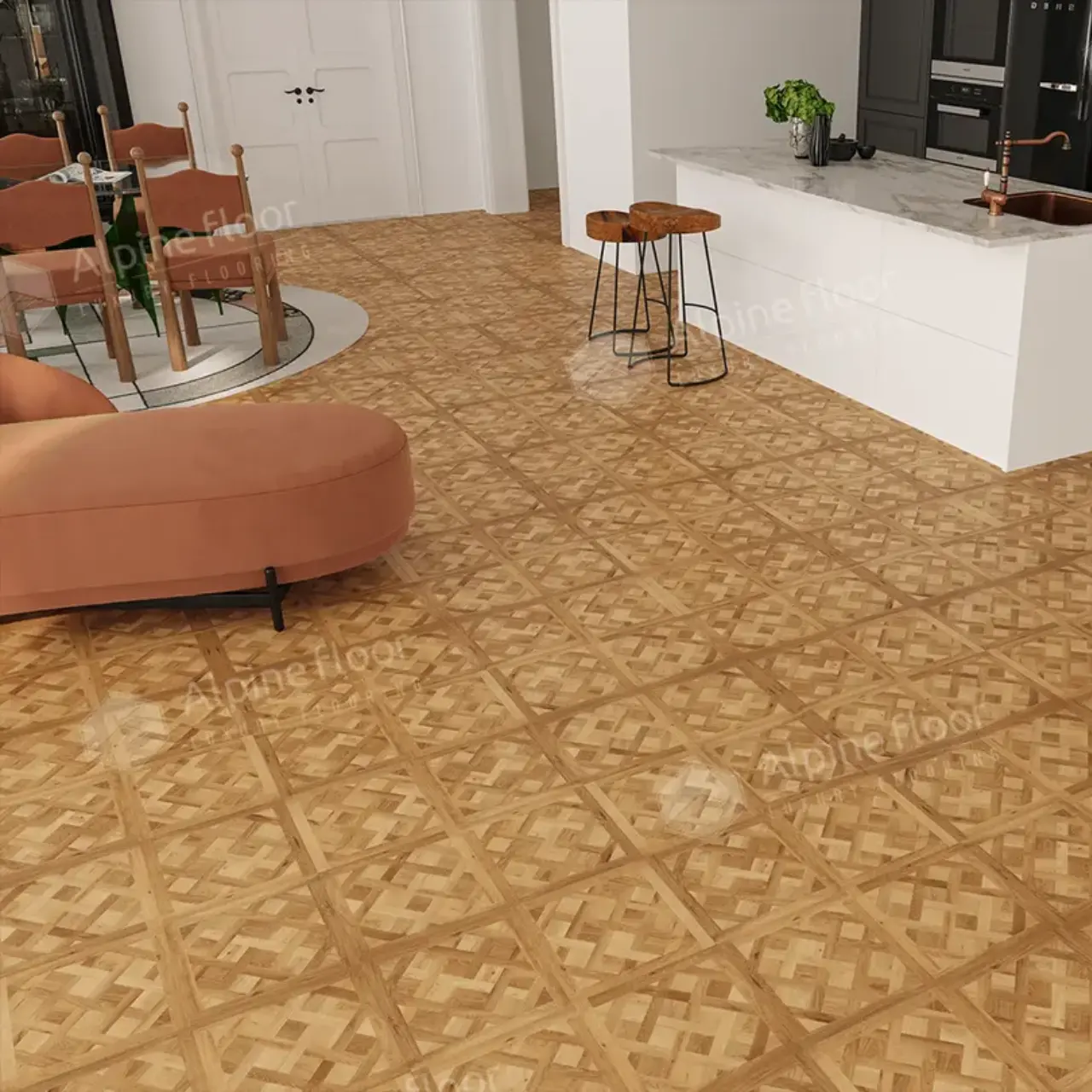 Кварцвинил Alpine Floor Parquet Sirocco ECO 25-2 Лувр