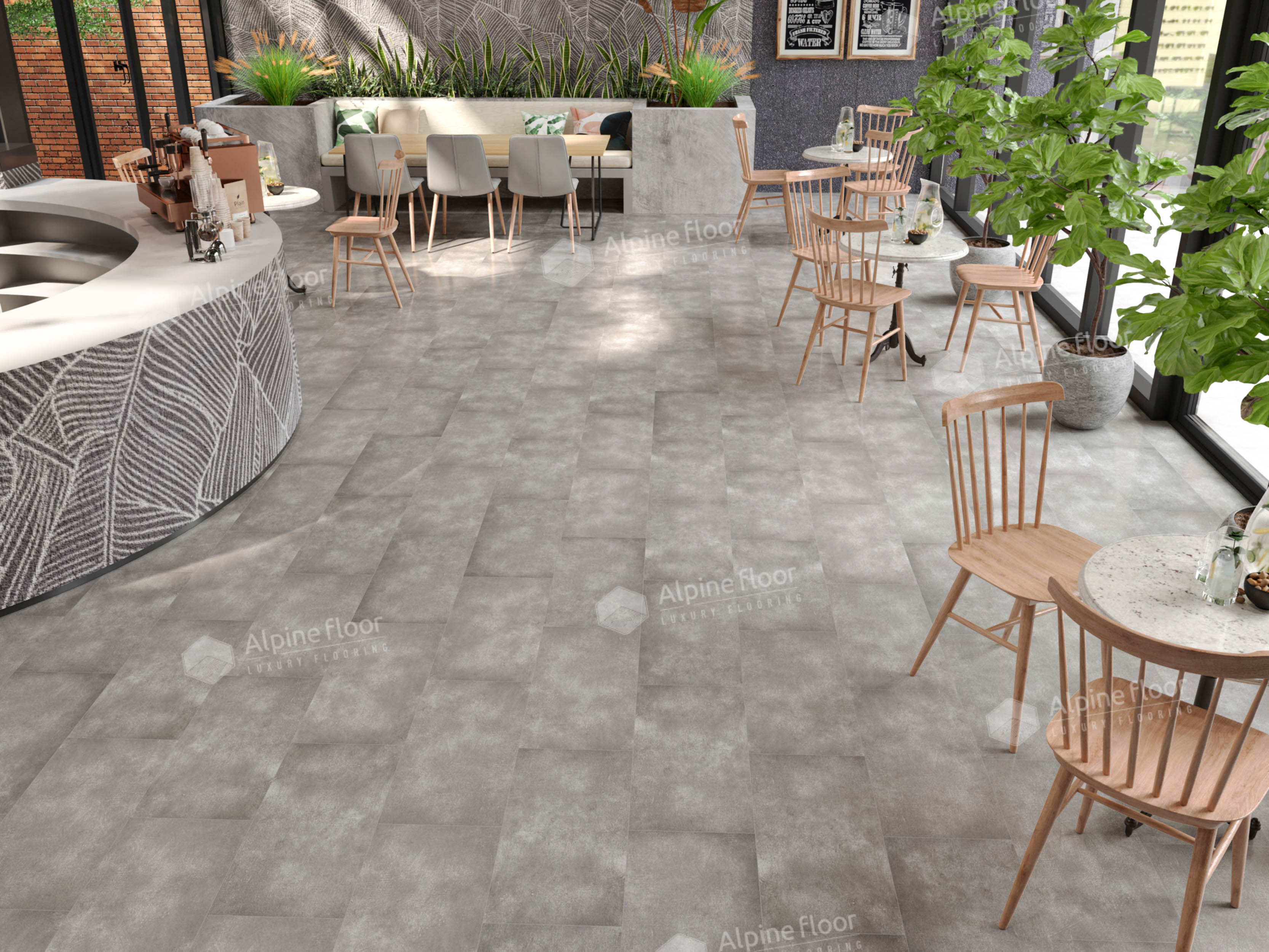 Кварцвинил Alpine Floor Stone Mineral Core Еco 4-12 Девон