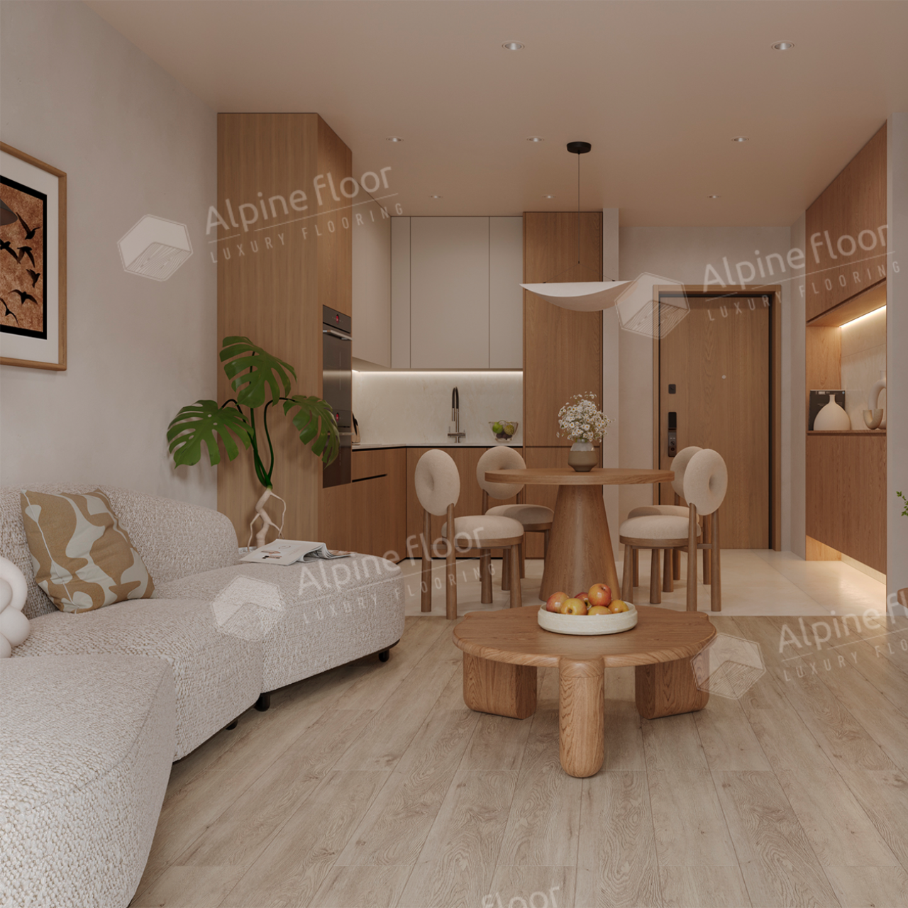 Кварцвинил Alpine Floor Grand Sequoia 5 мм Еco 11-908 Карите