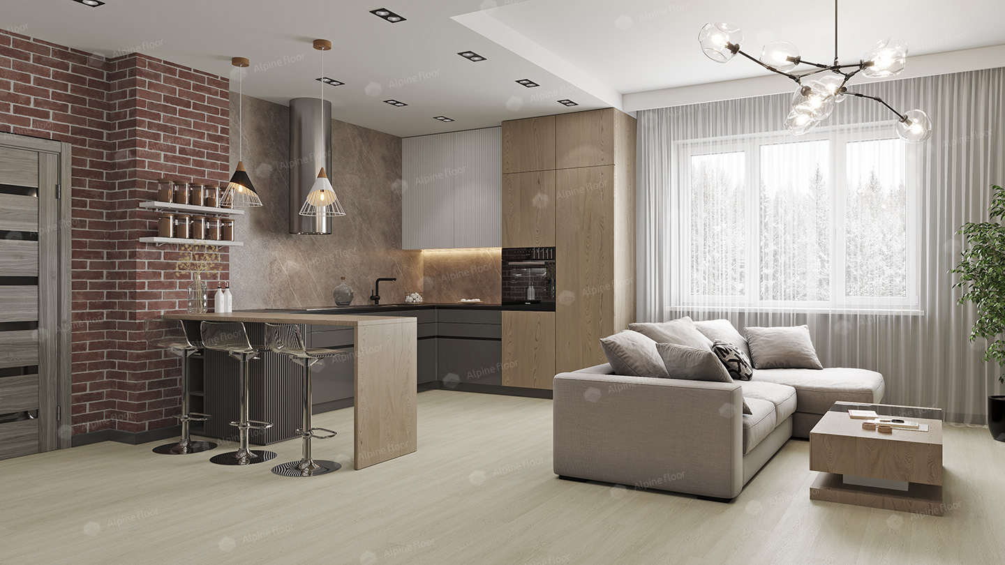 Кварцвинил Alpine Floor Solo Eco 14-5 Ленто