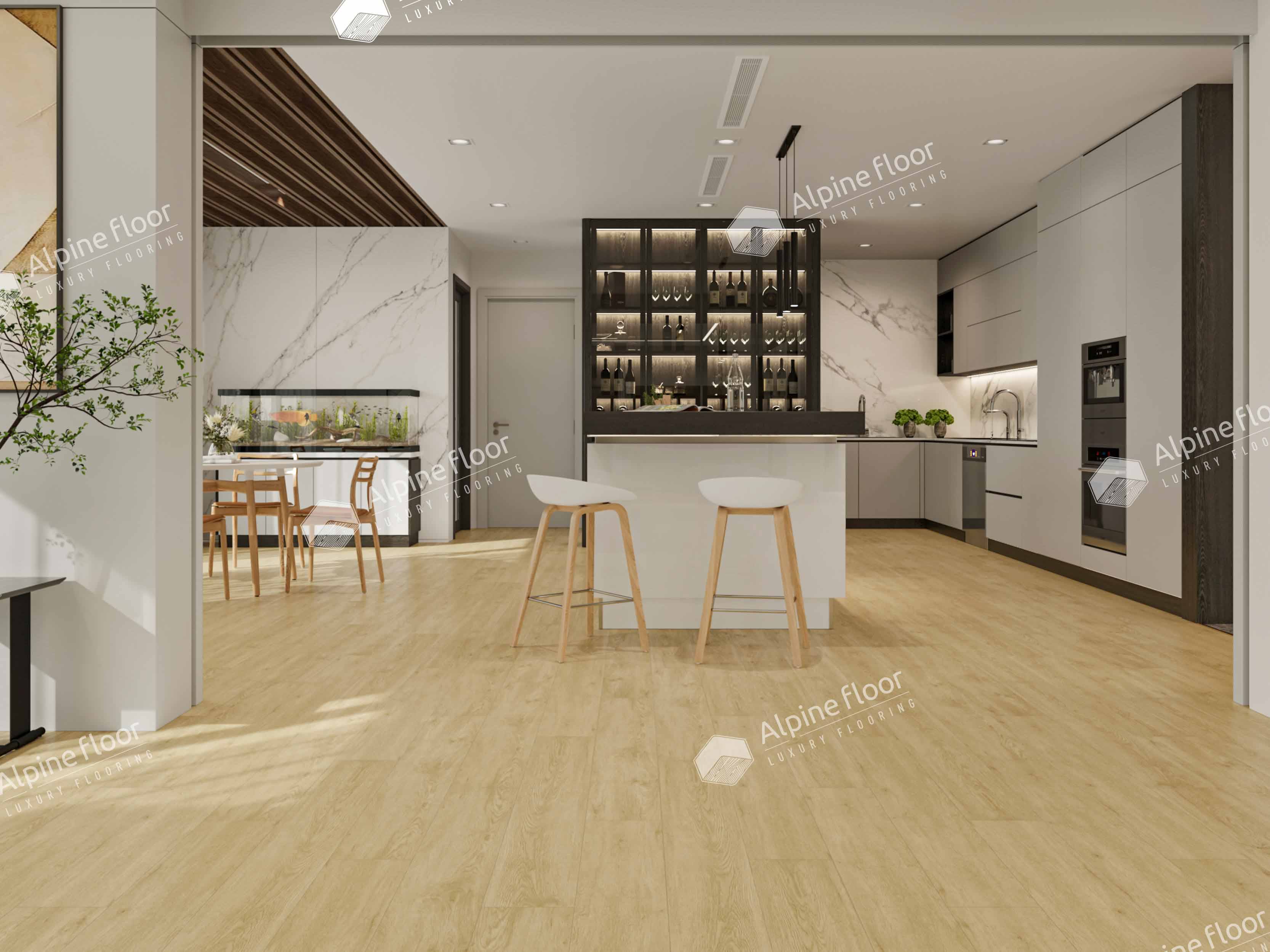 Кварцвинил Alpine Floor Classic Light Еco 106-33 Дуб Ваниль Селект