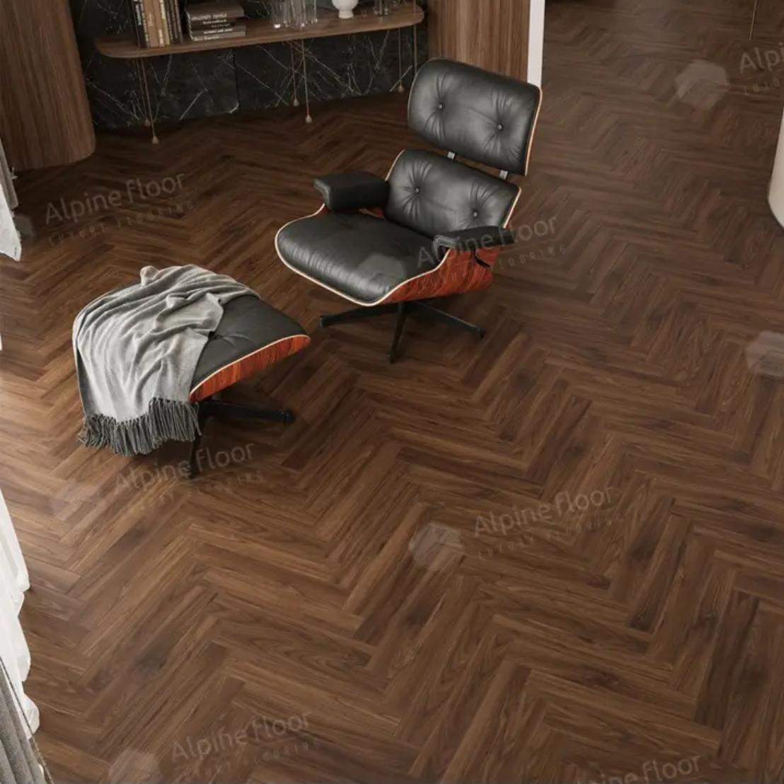 Ламинат AlpineFloor Herringbone 10 LF107-12 Орех Трентино