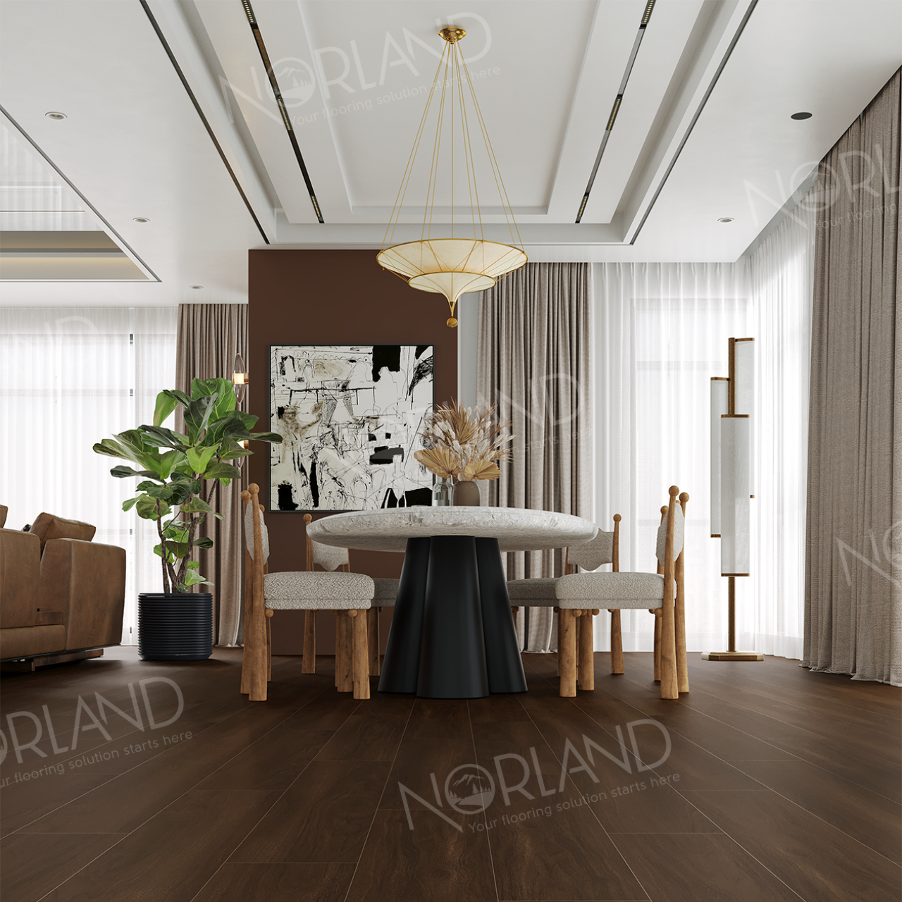 Ламинат Norland Elegant Strong LF302-22 Дуб Треско
